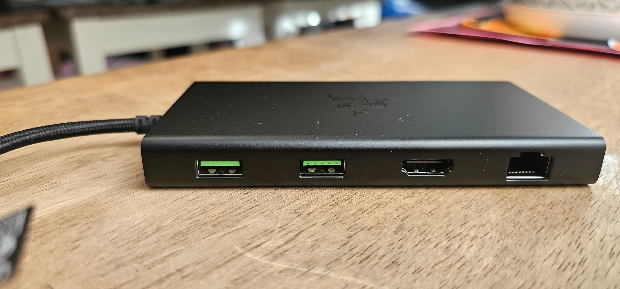 Razer USB C Dock 11-Port Travel Charging Station for Windows Mac Laptop iPad Surface Chromebook Galaxy Tab: Type C, HDMI, Ethernet, MicroSD - 4K 60 Hz Display - 85 W Tablets + Mobile Fast Charge customer photo 1