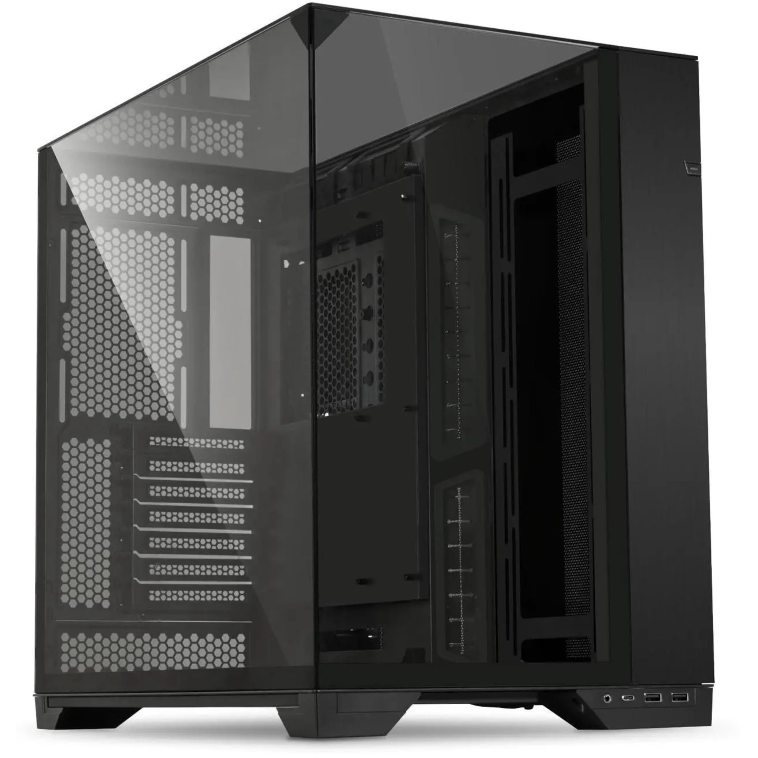 Lian Li O11 Vision - Triple Tempered Glass Panels - Dual-Chamber ATX Mid Tower PC Case - Up to 2 x 360mm Radiators - Removable Motherboard Tray for PC Building - Up to 455mm Large GPUs (O11VX.US) customer photo 1
