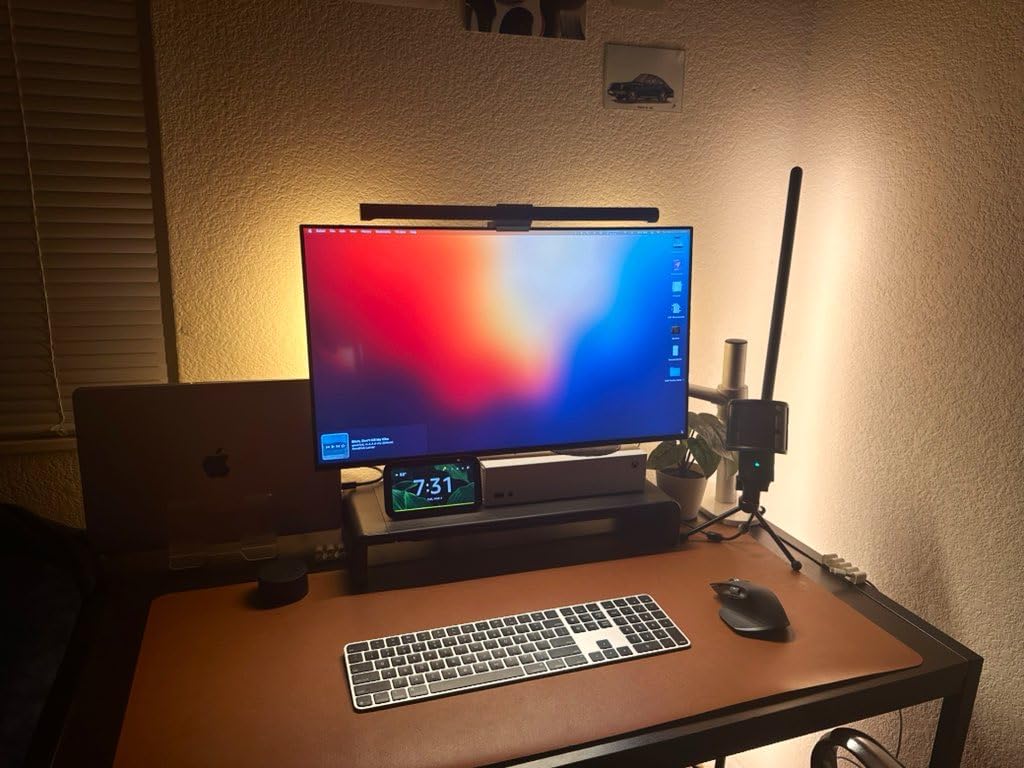 DOUGH Spectrum One 27-Inch Gaming Monitor - 4K HDR, 144Hz Refresh Rate, 1ms Response, IPS Panel, Freesync Premium Pro, USB-C Docking, DisplayPort, HDMI (Eve Spectrum) (Monitor with Stand, Glossy) customer photo 2