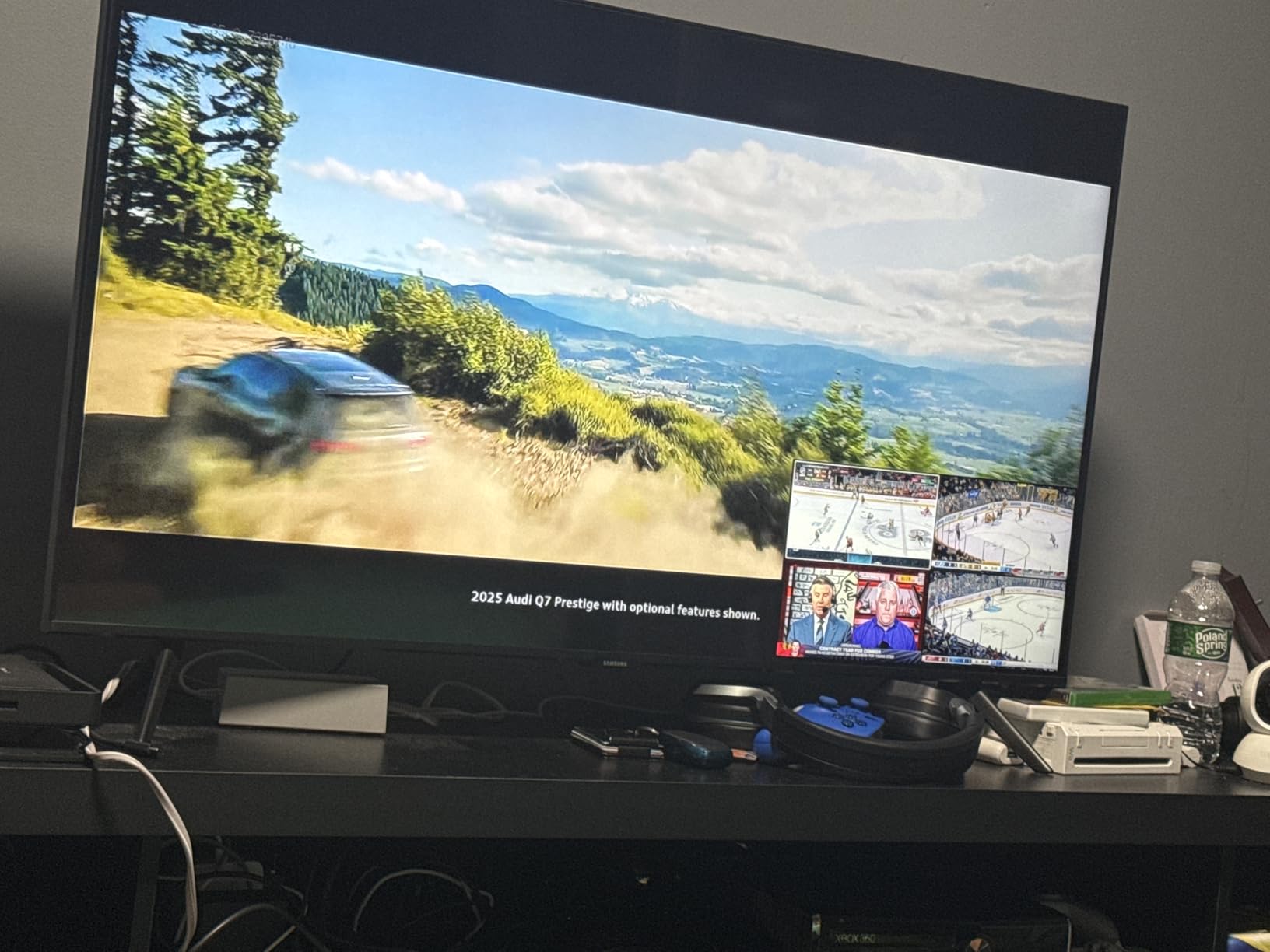 HDMI Multiviewer Switch 4x1 with PIP, PORTTA Quad Multi Viewer Seamless Switcher 4 in 1 Out with Toslink, 3.5mm Audio Output Support 1080p 60Hz, 6 Viewing Modes, Downscaler, Compatible with PS4 Xbox customer photo 2