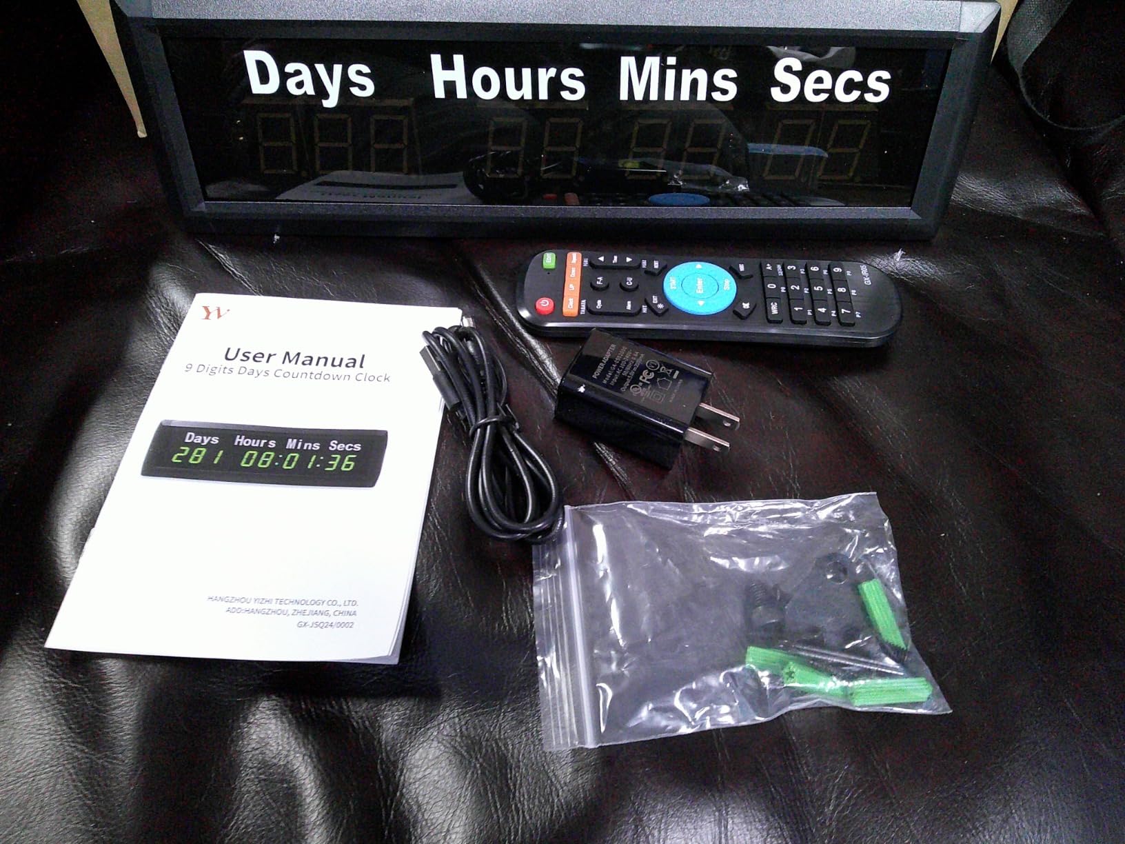 YZ Digital 999 Days Countdown Timer, Count Up/Count Down Clock with Remote, 12/24 Hour Real Time, Event Countdown Clock Large Display, Countdown Calendar for Retirement/Pregnancy/Birthday/Christmas customer photo 1