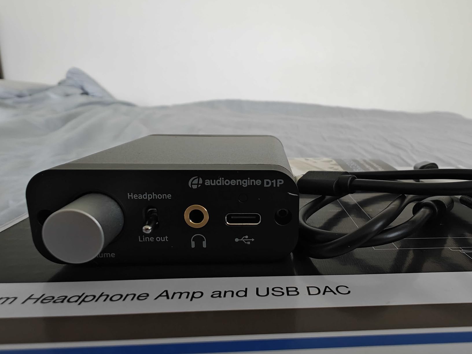 Audioengine D1P 32 Bit Portable Headphone Amplifier - Audio DAC Amp Switcher for Gaming and Music customer photo 2