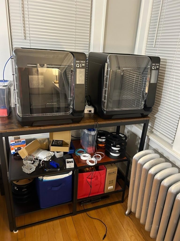 QIDI Q1 Pro 3D Printer, 600mm/s High-Speed Fully Auto Leveling 3D Printers with Camera, 60℃ Chamber Heat, 350°C Print Support Carbon Fiber Filament, Tangle Detection, Printing Size 9.65x9.65x9.45 customer photo 1