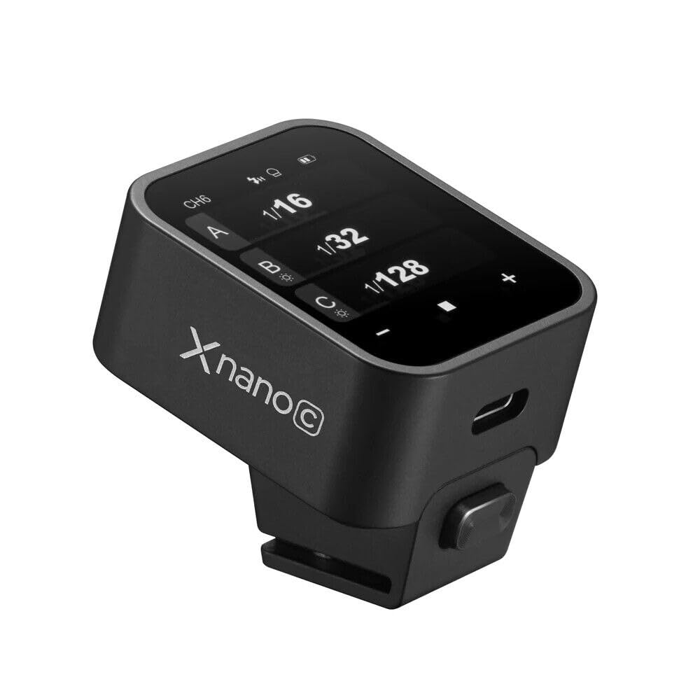 Godox X3C TTL Wireless Flash Trigger for Canon Camera, 2.4G Wireless Touchscreen Flash Transmitter, Support TTL Auto/Manual/Multi Flash, Built-in Lithium Battery, High-Definition OLED Screen customer photo 1