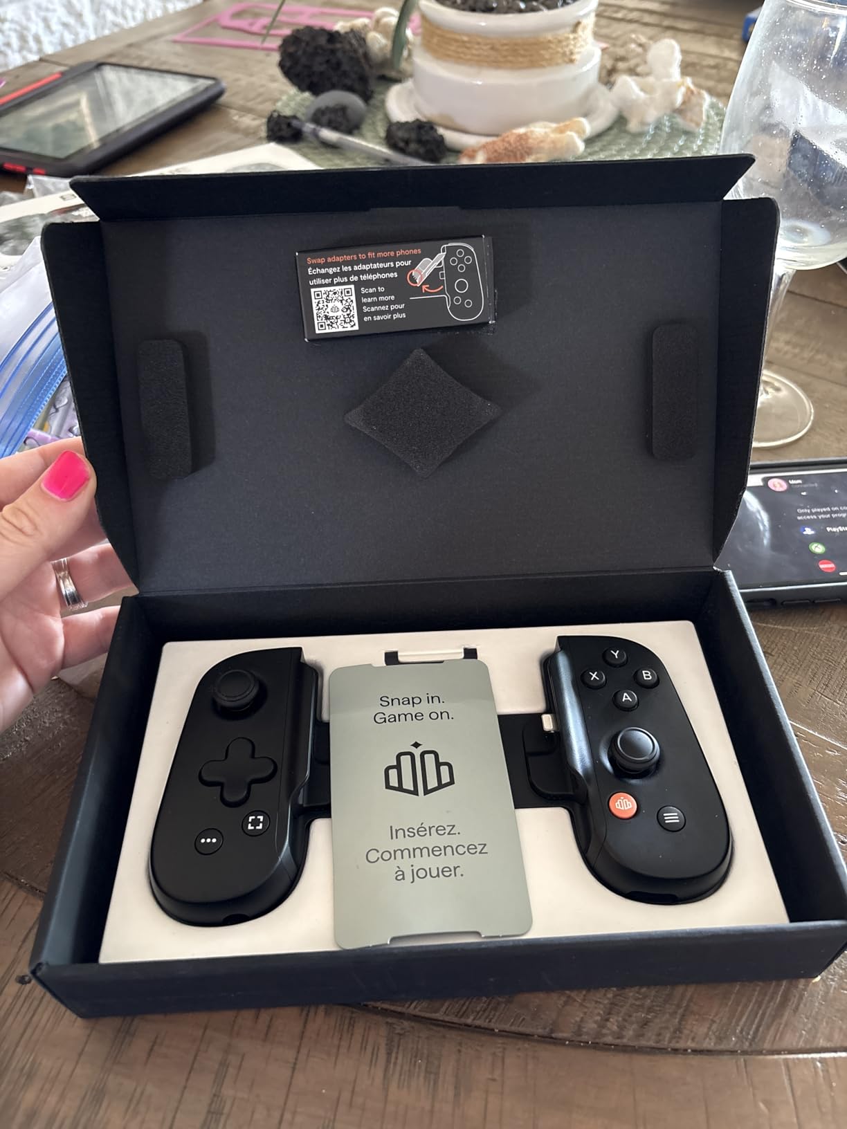 BACKBONE One Mobile Gaming Controller for iPhone 14 & Older (Lightning) 2nd Gen, Phone Controller, Play Xbox, PlayStation, PC, App Games & More (With 3 Months of Apple Arcade Access) customer photo 1