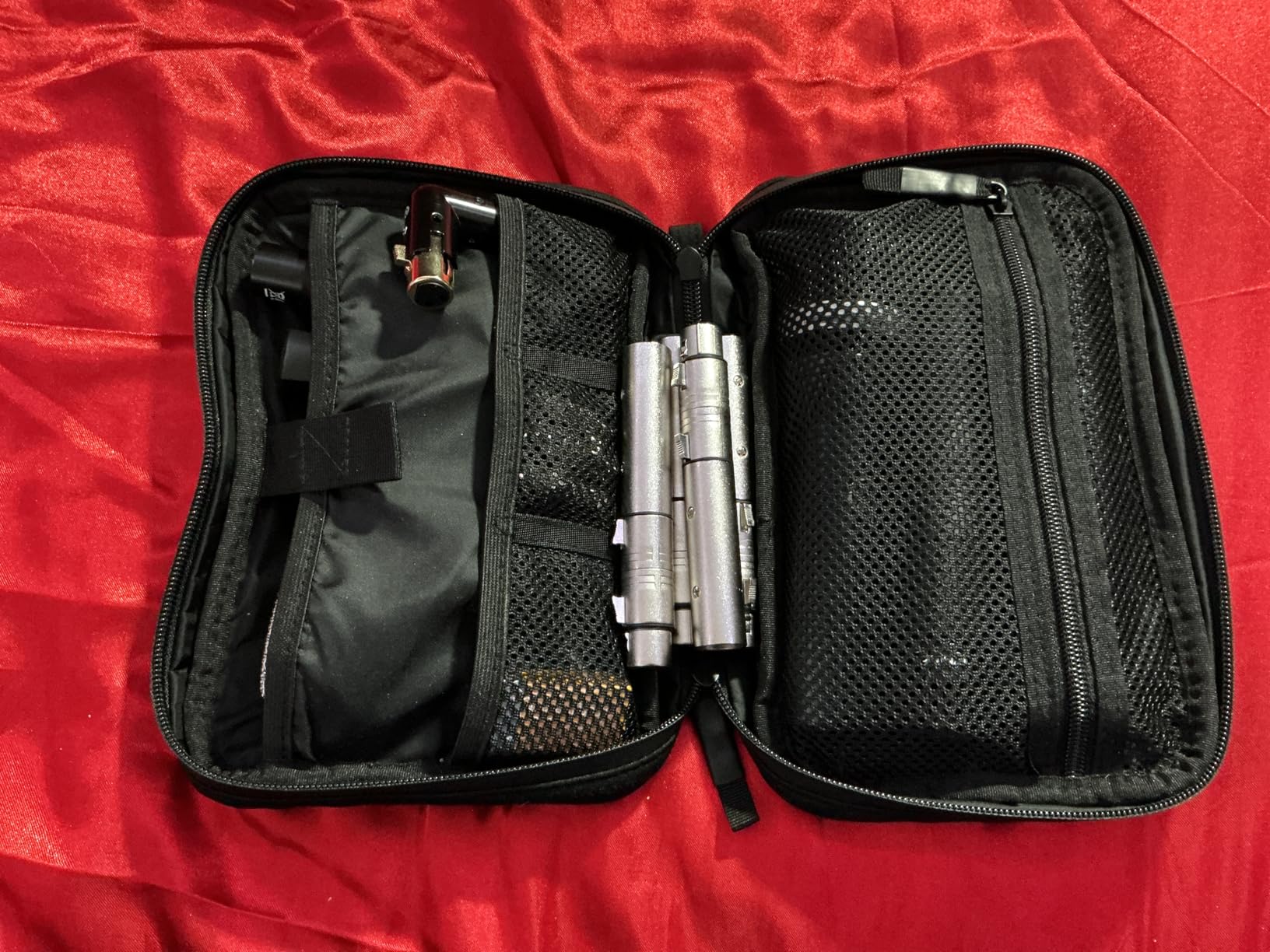 Pelican Electronic Organizer Travel Case - Portable Storage Bag with Multiple Storage Mesh Pockets for Cables, Chargers, Power Bank, AirPods - Cord Organizer and Airplane Travel Essentials Bag - Black customer photo 1