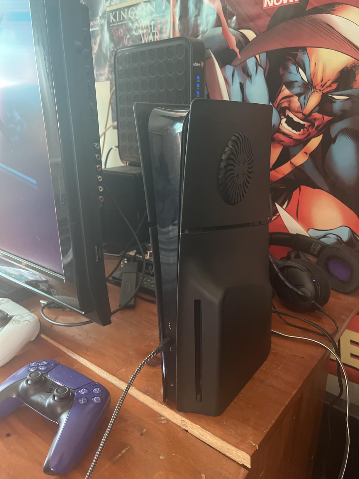 Mcbazel Face Plates for PS5 Slim Disc Edition, Anti-Scratch Replacement Panels customer photo 2