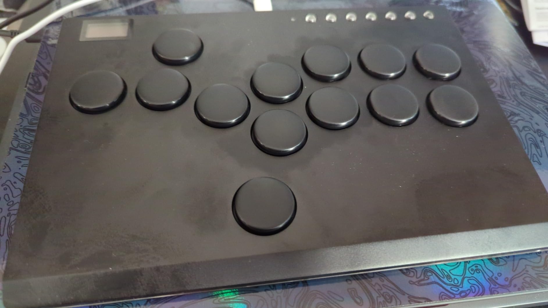 Sehawei Haute42 All Metal Arcade Stick 13Keys All-Button Controller with Custom RGB & Turbo Functions,Arcade Fighting Stick for PC/Ps3/Ps4/Switch/Steam-Supports SOCD customer photo 2