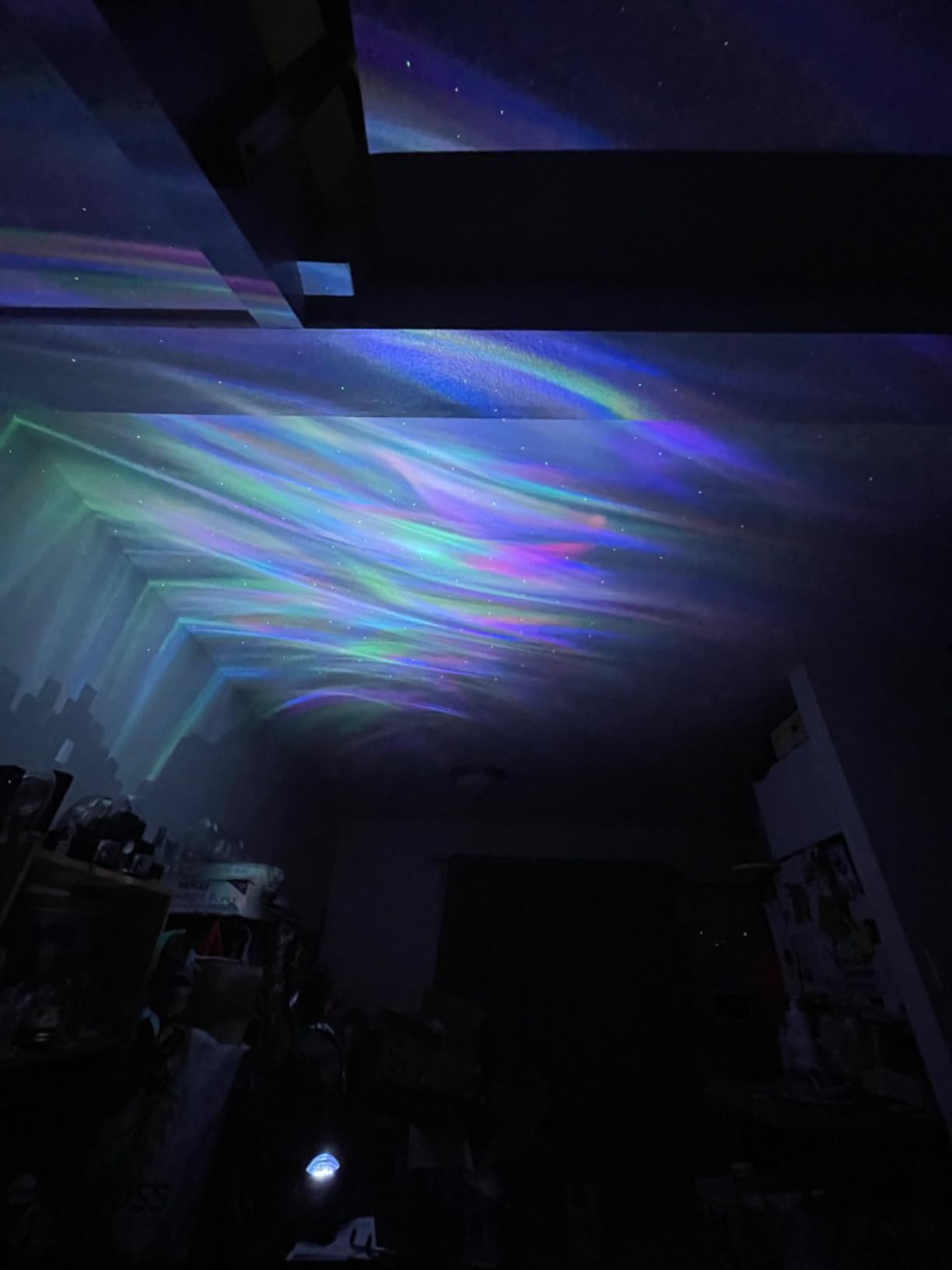 Rossetta Dual Lens Galaxy Projector, Star Projector for Bedroom with 58 Light Effects, Night Light Projector with White Noise & Bluetooth Speaker, Remote Timer, Room Decor Gift for Kids Adults Teens customer photo 1