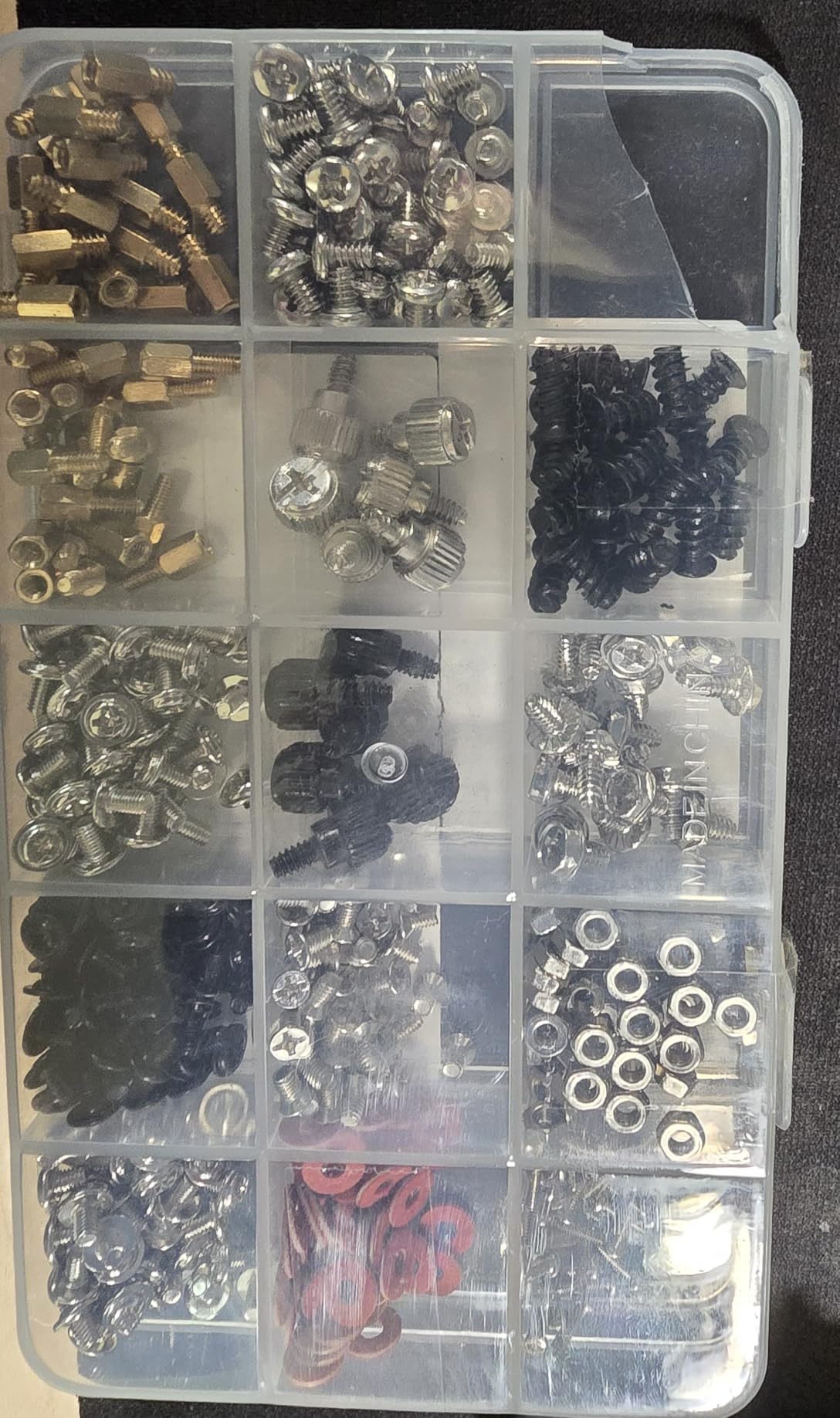 502PCS Computer Screws Assortment Kit, Motherboard Standoffs Screws PC Screws for PC Fan, PC Case, HDD Hard Drive, Laptop, SSD, CD-ROM, Used for DIY Installation & Repair of Computer Parts customer photo 2