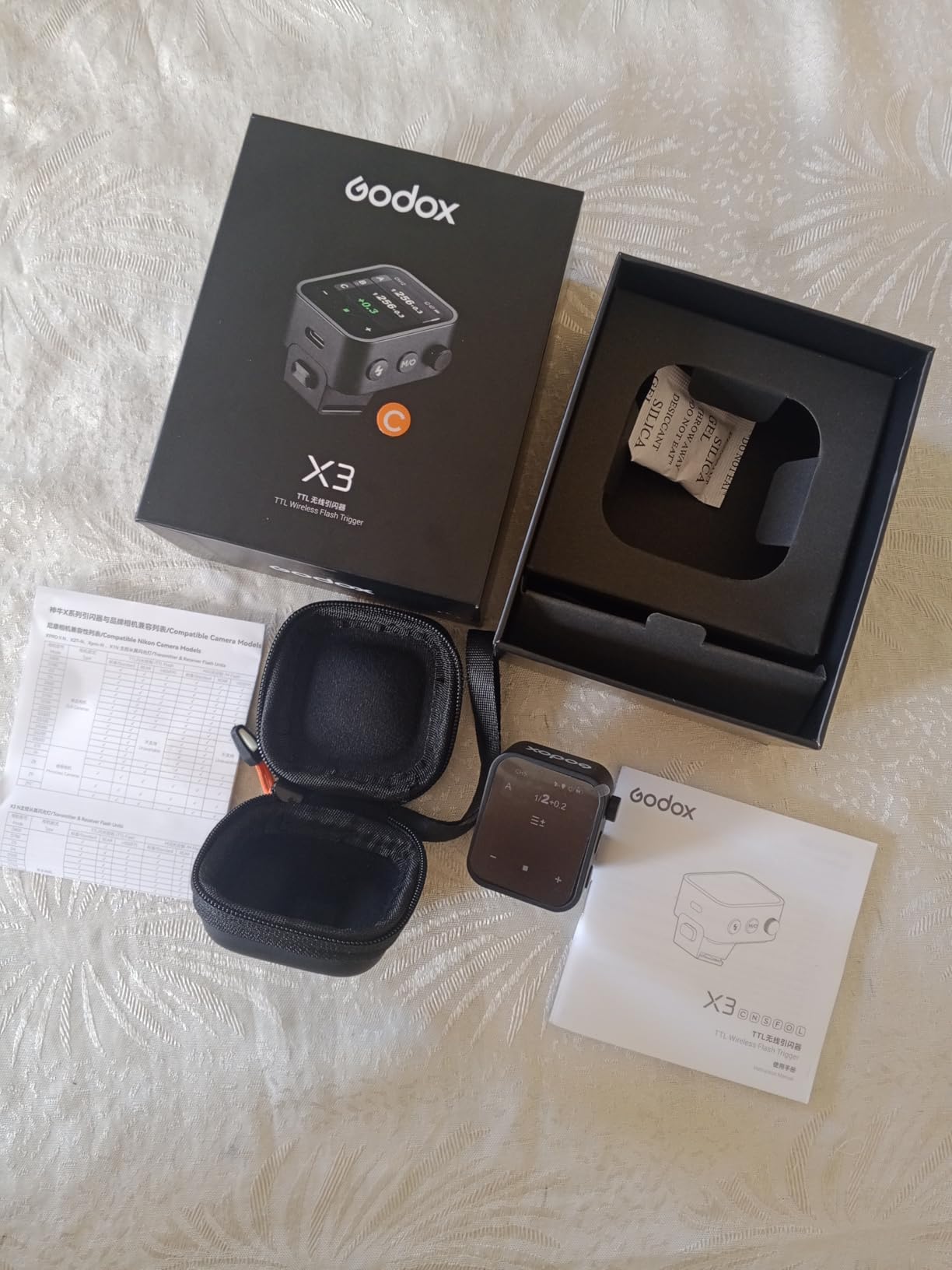 Godox X3C TTL Wireless Flash Trigger Compatible for Canon Camera, OLED Touchscreen Flash Transmitter, Built-in Lithium Battery+Quick Charge (Upgrade Version of X2T-C/Xpro-C/XProII-C) customer photo 1