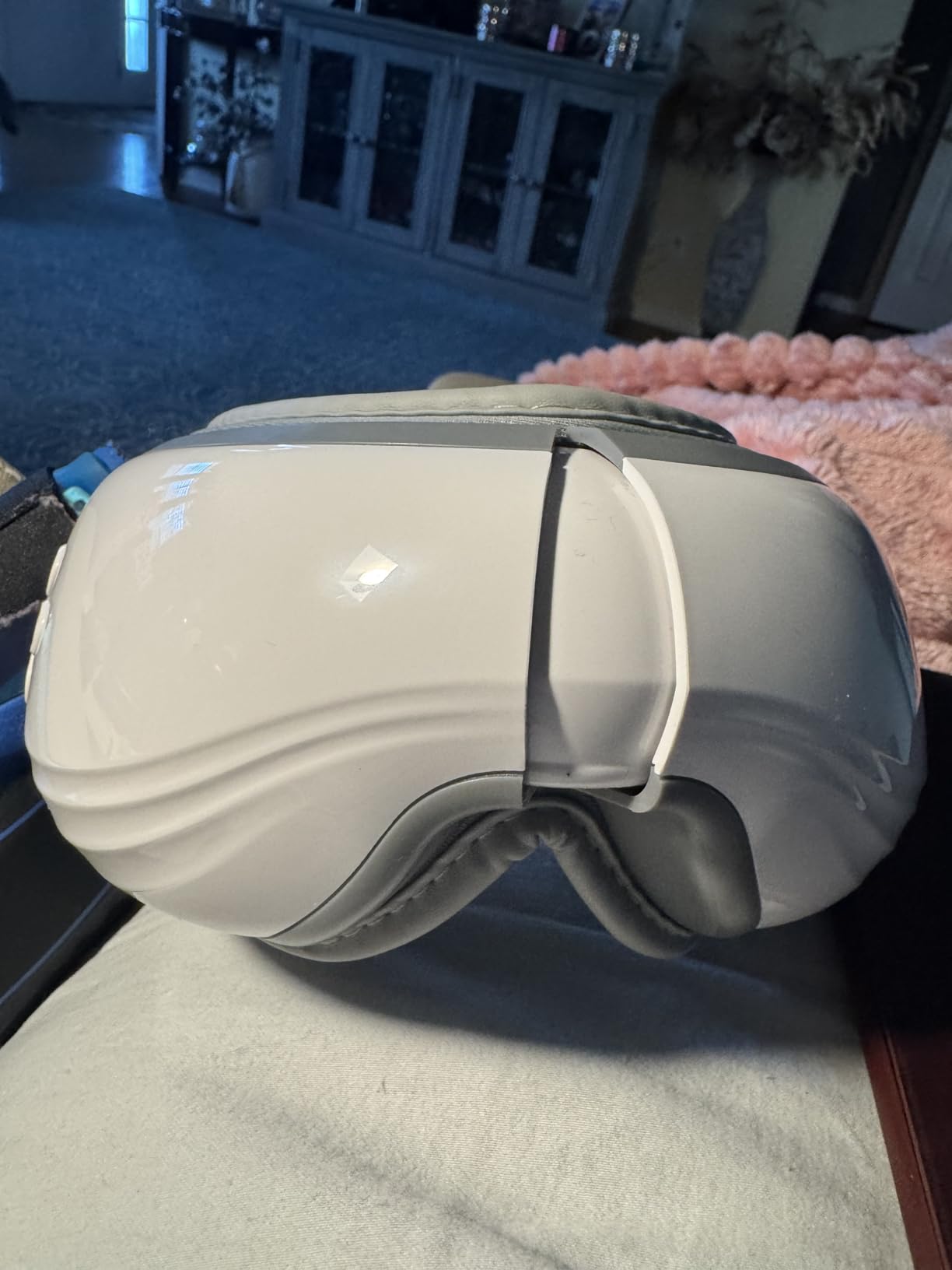 Mynt 5 Mode Eye Massager with Heat and Cooling, Heated Eye Massager with Bluetooth Capability, Folding Eye Mask Massager with Heat and Cool, Eye Massage with Voice Announcement, Gifts for Valentine customer photo 2