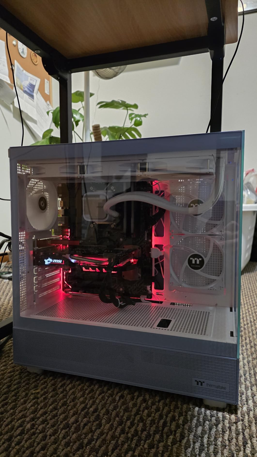 Thermaltake View 270 Plus TG ARGB Black Mid Tower E-ATX Case; 3x120mm ARGB Fans Included; Support Up to 360mm Radiator; Front & Side Dual Tempered Glass Panel customer photo 2