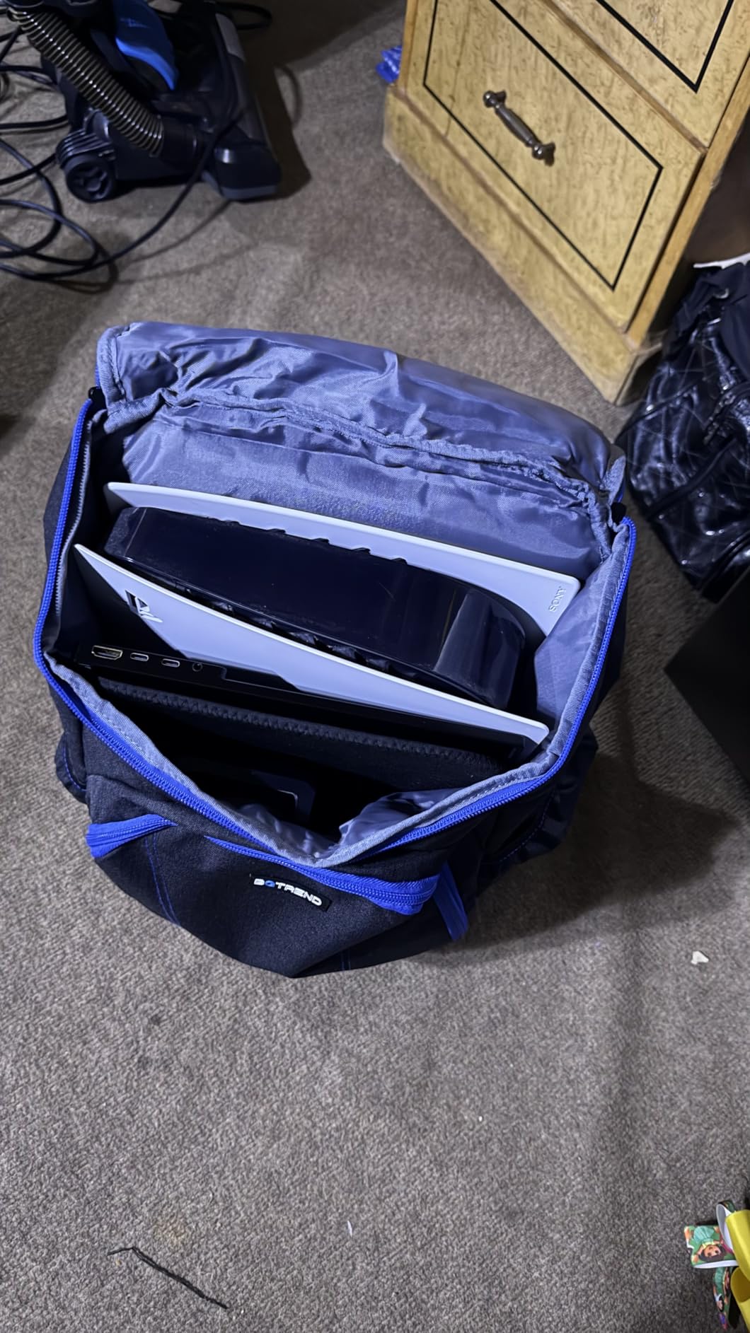 BGTREND Carrying Case for PS5, Gaming Console Bag with Multiple Pockets for Accessories and 15.6