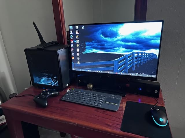 JONSBO C6-ITX Black Mini ITX Handled Mesh PC Case, Simple Compact Desktop Chassis, SP MB mini-ITX/Mini-DTX, ATX Power Bite (L140mm Max.), 170mm Tower Cooler,Tool-Free Open SFF Case, Black customer photo 2