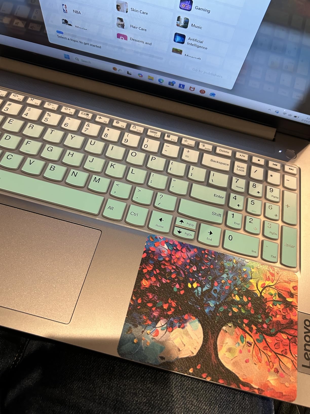 12.1-15.6 Inch Laptop Skin Decal, Universal Reusable Vinyl Laptop Cover Sticker, Waterproof Art Decal Protector in Black Honeycomb customer photo 2