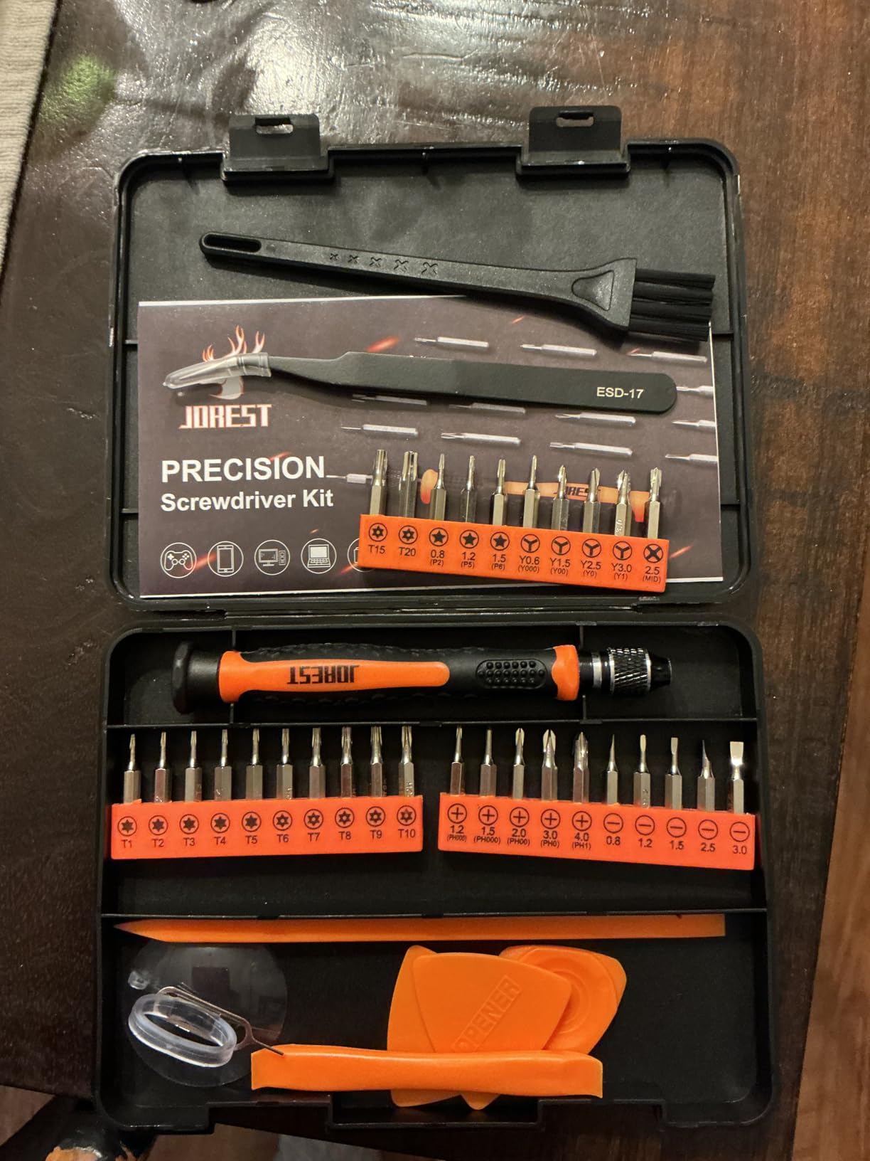 JOREST 152 in 1 Precision Screwdriver Set, Tool Gifts for Men, Magnetic Tool Kit with Torx Triwing Bits, Repair for Electronics,Macbook, Laptop, PC, RC, PS5, iphone,Jewelers, XBOX, Glasses customer photo 2