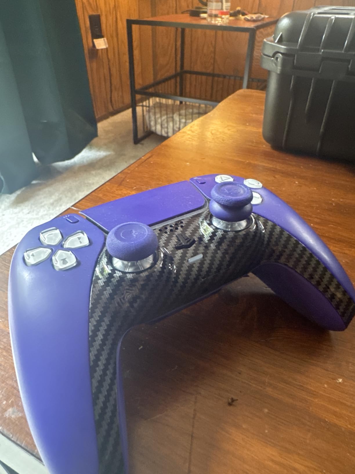 Skull & Co. x Savage Raven Thumb Grips Joystick Cap Analog Stick Cover for PlayStation Portal (Set of 6) - Galactic Purple customer photo 1