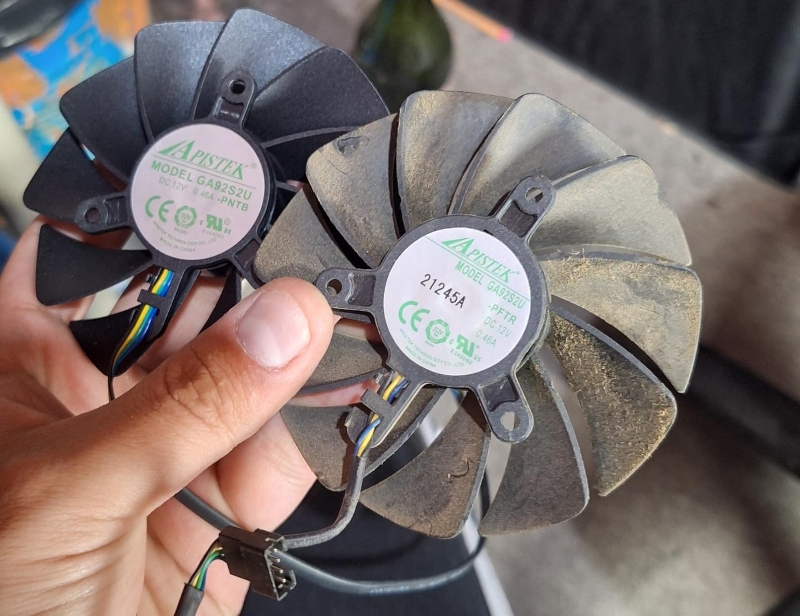 GA92S2U CF9015H12S RTX 3080 Ti AMP Holo GPU Fan for ZOTAC Gaming RTX 3070 TI 3080 3080 TI 3090 AMP Holo Video Card Cooling Fan (Fan-AB) customer photo 1