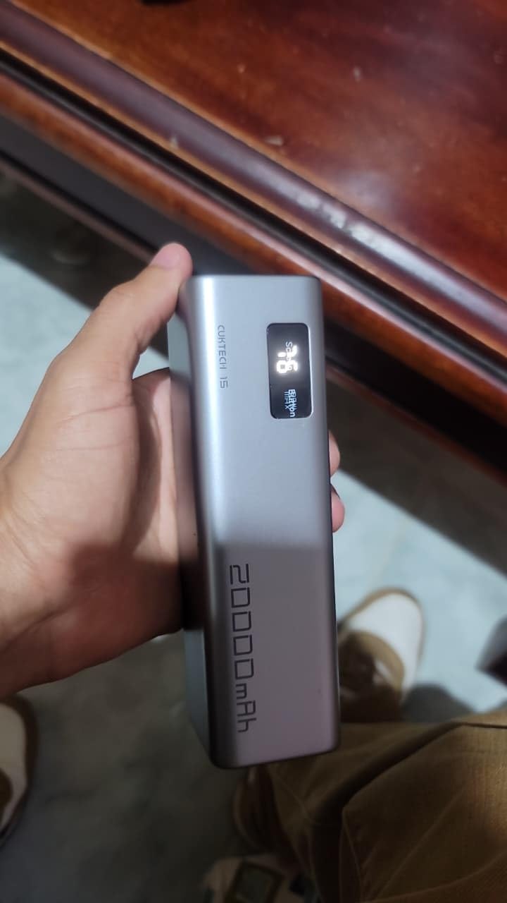 CUKTECH 15 SE Power Bank 20000mAh 65W Laptop Charger, 3-Port USB C Portable Charger, PD 3.0 Fast Charging External Battery Pack for iPhone 16/15/14 Series, Samsung, MacBook, Dell, Steam Deck, and More customer photo 2