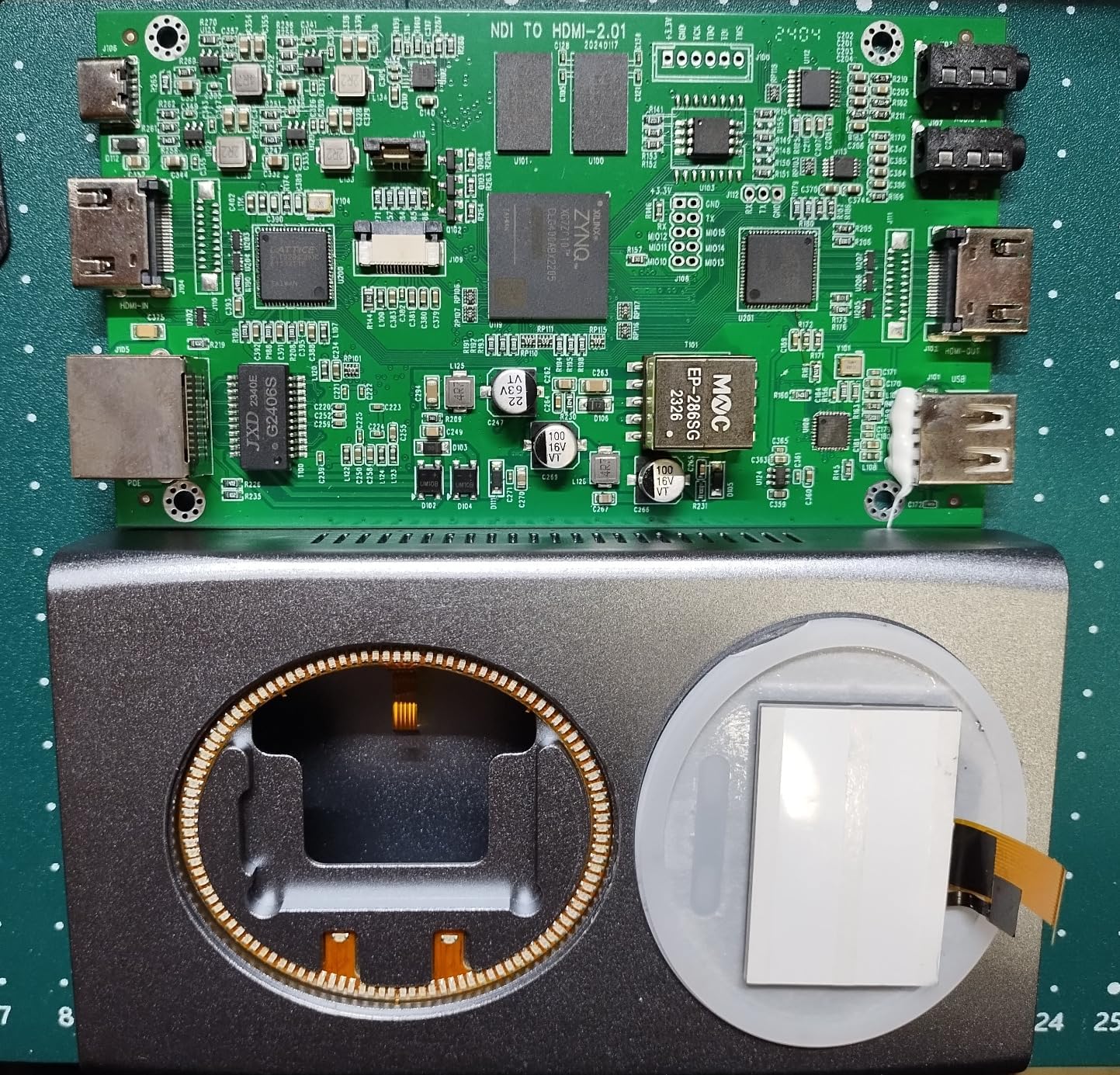 Full NDI Video Encoder Decoder, HDMI to NDI Converter Receiver Extender Capture Recorder, Low latency with HDMI Loopout, for Live Streaming/TV Broadcasting HD 1080P@60fps Support vMix, OBS to YouTube customer photo 1