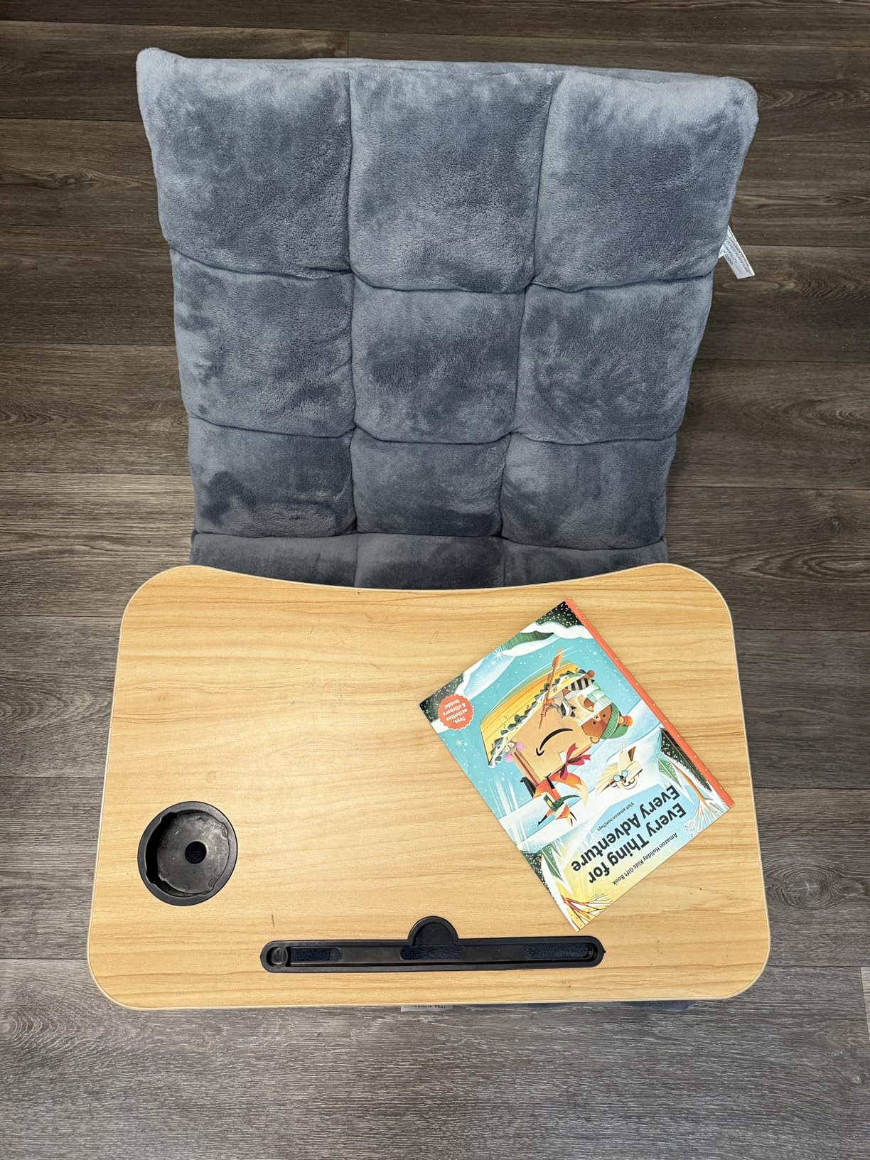 Giantex Floor Chair with Back Support, 14 Adjustable Position, Padded Sleeper Bed, Couch Recliner, Gaming Floor Chairs for Adults, Meditation, Gaming Chair Floor, Blue customer photo 1