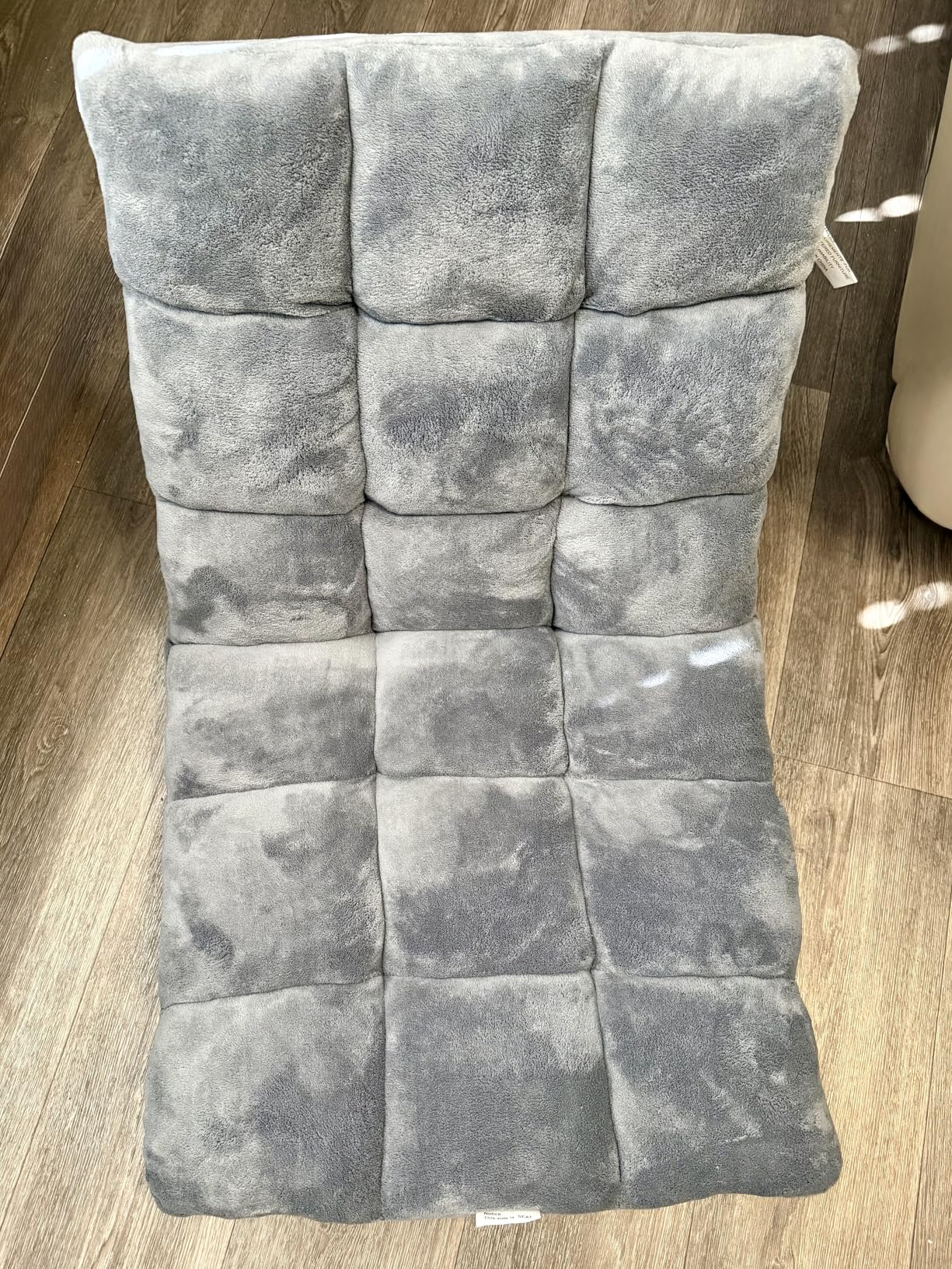 Giantex Floor Chair with Back Support, 14 Adjustable Position, Padded Sleeper Bed, Couch Recliner, Gaming Floor Chairs for Adults, Meditation, Gaming Chair Floor, Blue customer photo 2
