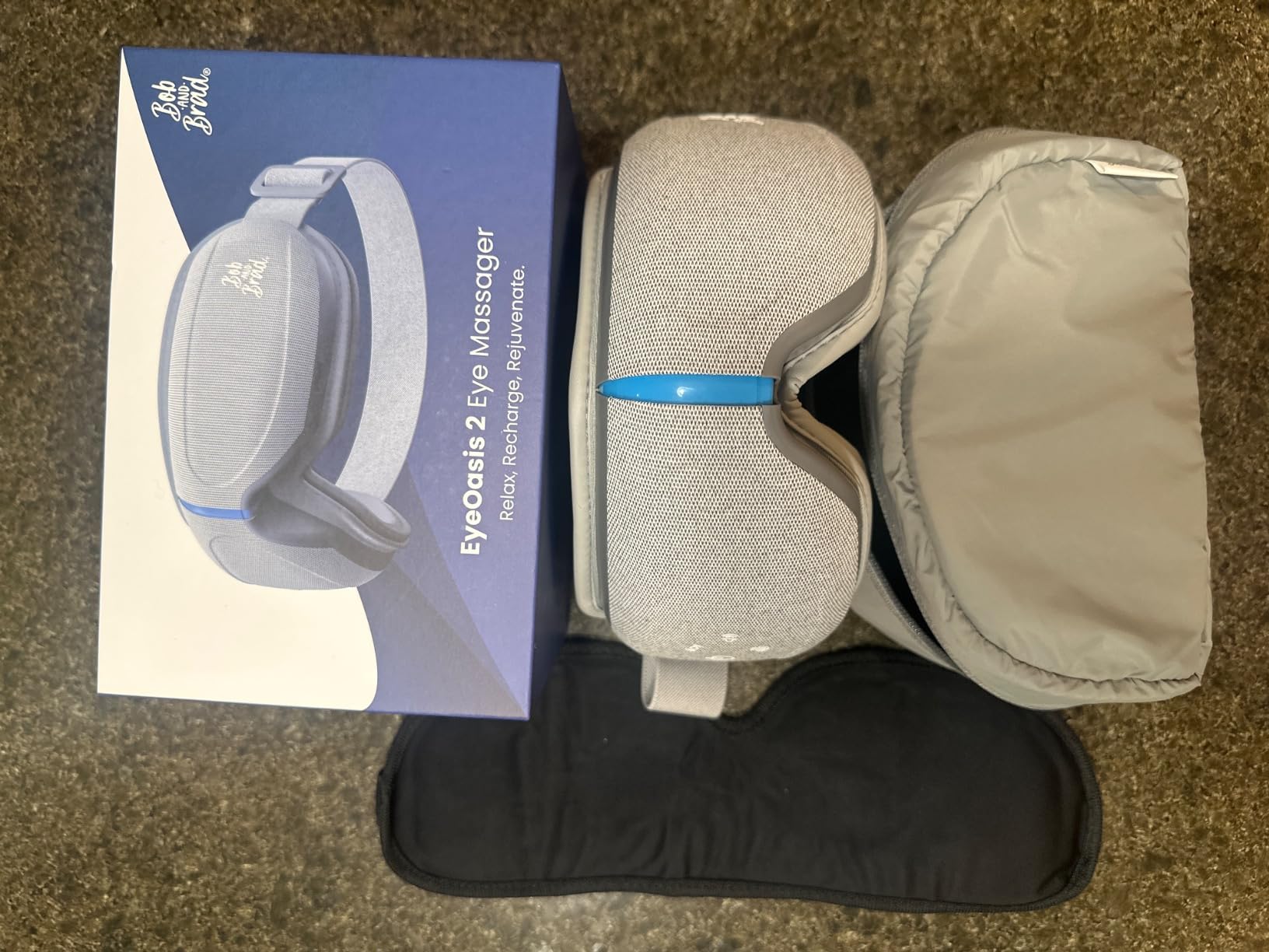 BOB AND BRAD Eye Massager with Heat and Cooling, EyeOasis 2 Eye Massager for Migraines FSA Eligible/HSA Eligible, Heated Face Massager for Dry Eye Migraine Relief, Warm Compress for Stress Relief customer photo 1