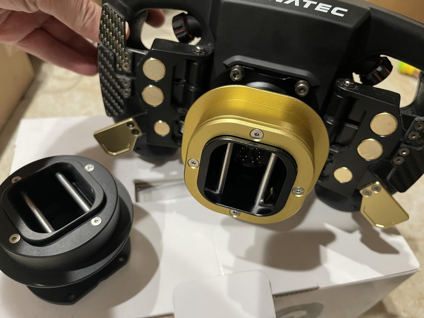 Tanlenki QR2 Racing Wheel-Sides Adapted for Fanatec Racing Wheel QR2 Pro Quick Release Stable Structure customer photo 2