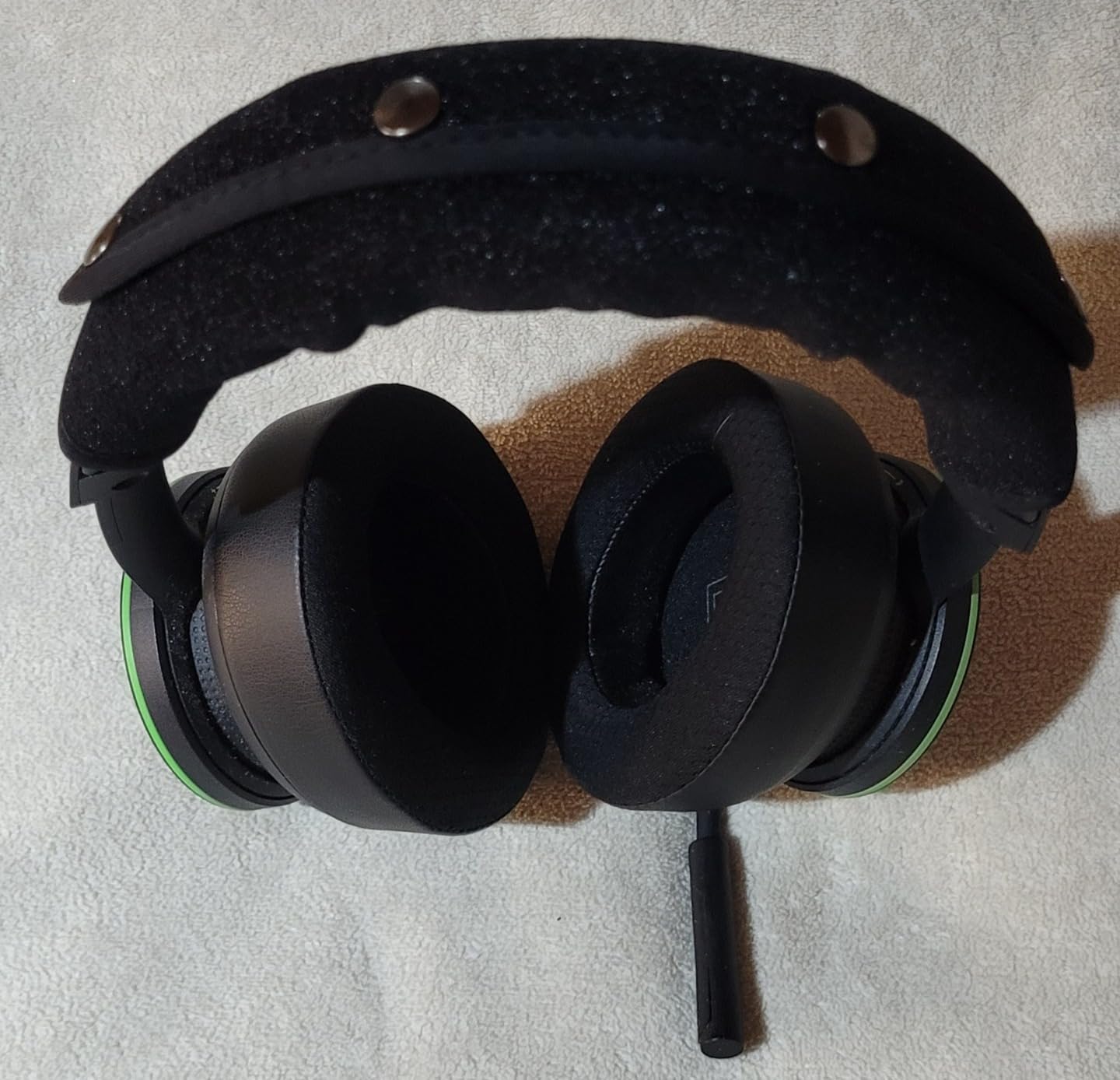 GEVO Replacement Headphone Headband Cover for Corsair Virtuoso, Audio Technica ATH M Series M50X, M50XBT, M50, M40X & More, Cushion Pad Protector Repair Part, Easy Installation No Tool Needed (Black) customer photo 1