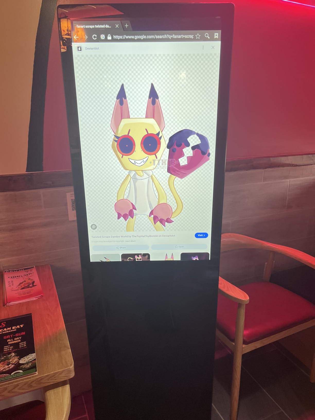 65 Inch 4K Digital Signage Display,Indoor Floor Standing TouchScreen Advertising Display Kiosk Android System,Commercial LCD Totem Support HDMI-in,Free Customization Stickers and CMS System(Black) customer photo 2