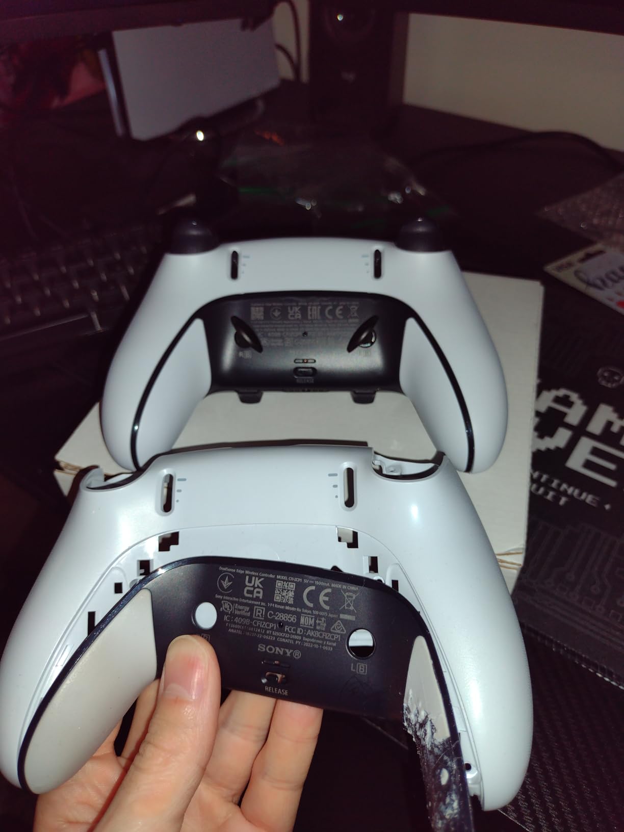 Original OEM Full Set Housing Shell Buttons Replacement for PS5 DualSense Edge customer photo 2