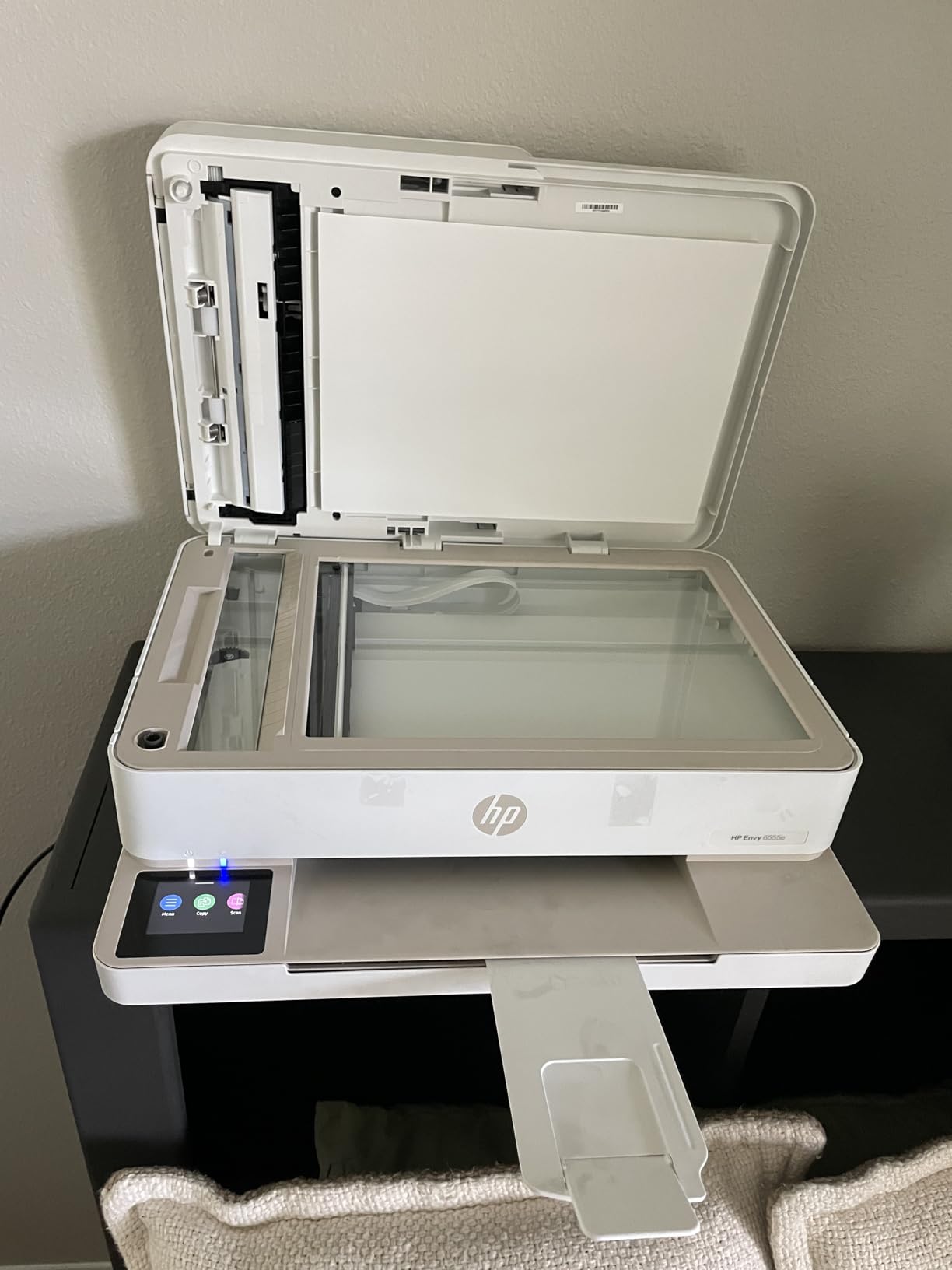 HP Envy 6555e Wireless All-in-One Color Inkjet Printer, Portobello, Print, scan, copy, Duplex printing Best-for-home, 3 month Instant Ink trial included, AI-enabled customer photo 2