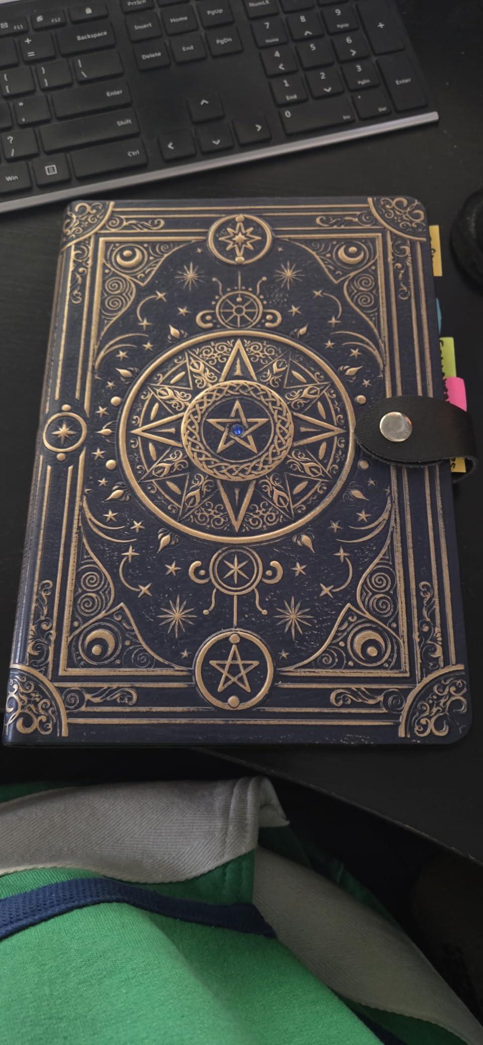Magic Refillable Notebook Journal Binder for DND: A5 Story Forge 400 Pages (200 Sheets) with Worn Ancient Magic Design for DND or Fantasy Enthusiasts - Perfect for Dungeons and Dragons (D&D) customer photo 1