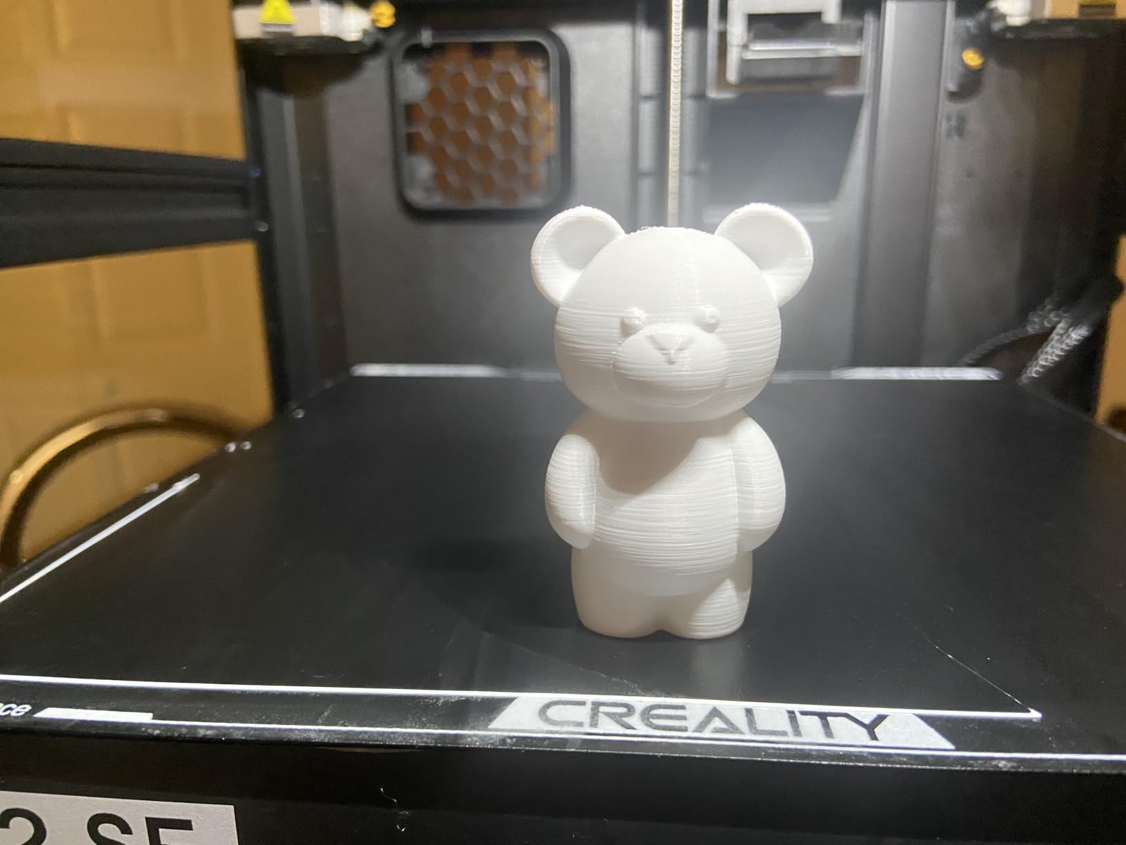 Creality K2 SE 3D Printer, Support Multicolor Printing Needs CFS, 500mm/s High-Speed Printing, Auto Leveling, Vibration Control, Compact Desktop Upgrade 3D Printer, Print Size 220x215x245mm customer photo 1