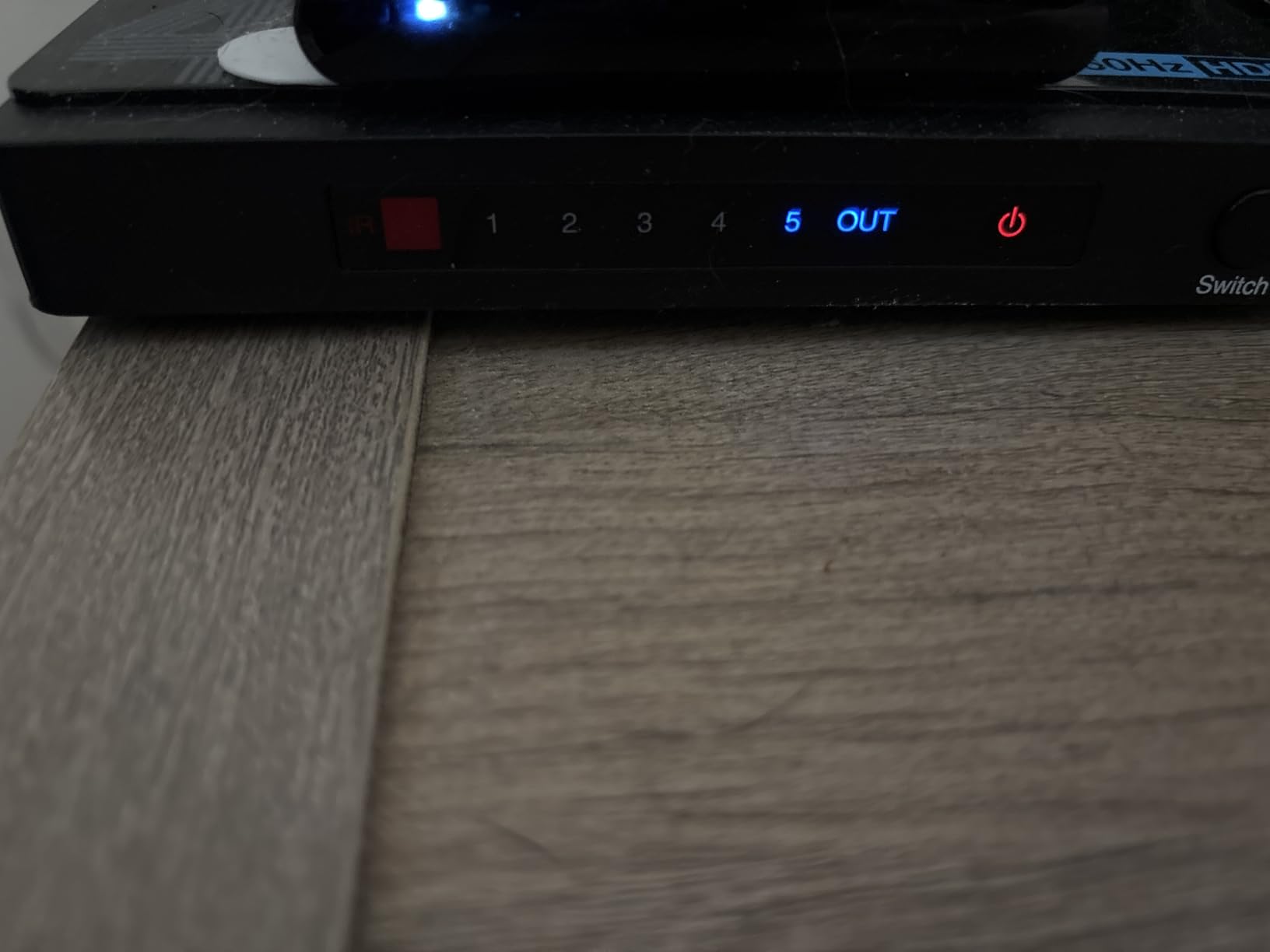 BlueRigger 4K HDMI Switch 5 in 1 Out (4K 60Hz, 5 Port Video Switcher, HDMI Hub, HDR10+, 18Gbps, Selector Box with IR Remote) - Compatible with HDTV, PS5, Xbox, Apple TV, Projector, Blu-Ray customer photo 2