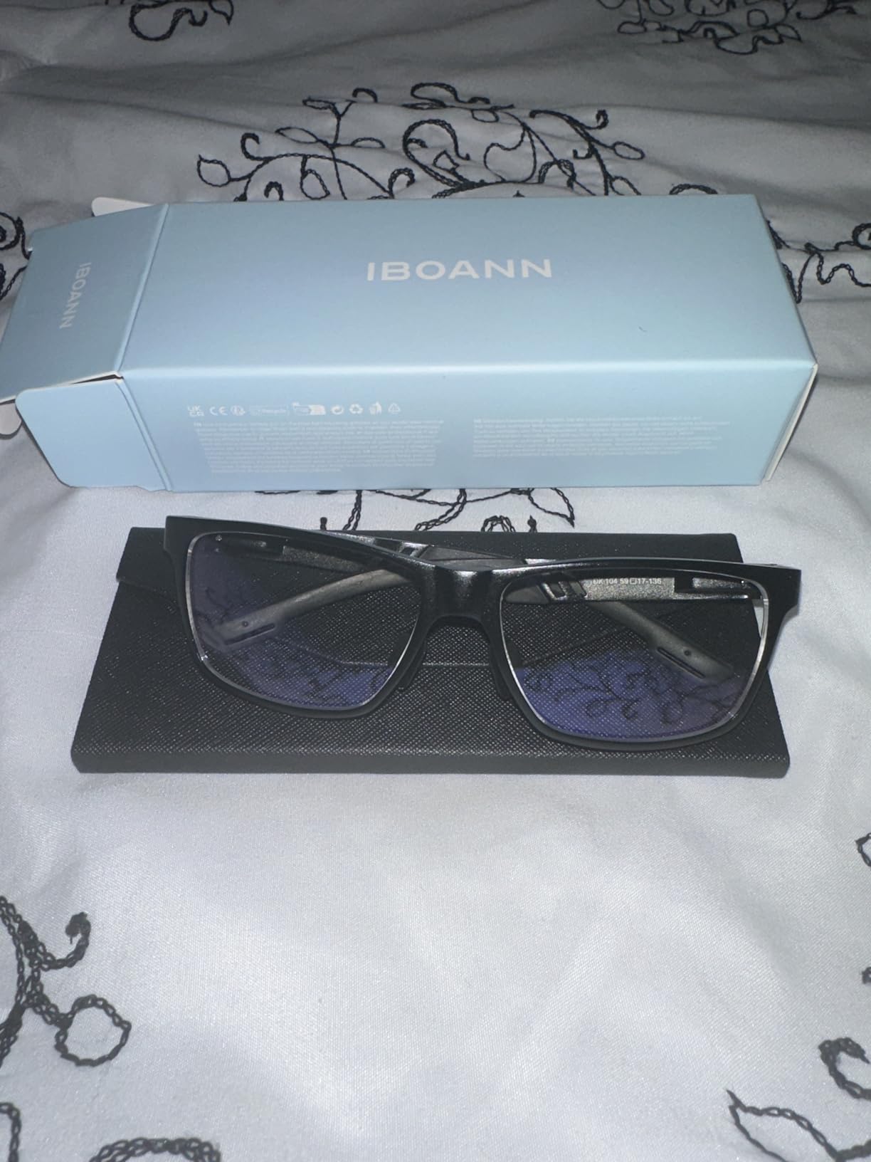 Carbon Blue Light Blocking Glasses Men for Computer, Gaming, Metal Frame Green Light Protection Night Driving Glasses for Man customer photo 2