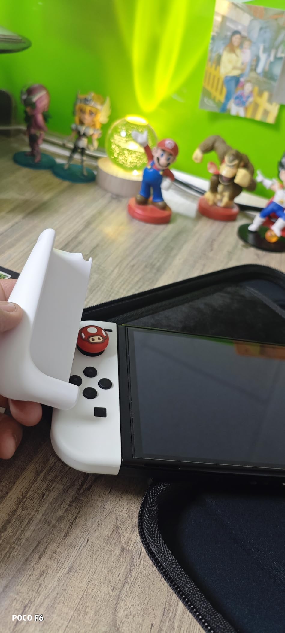 IFYOO SGSX1 Ergonomic Grip Compatible with Switch Joycon Controller, Grip Case Compatible with Joy Con - Black customer photo 2