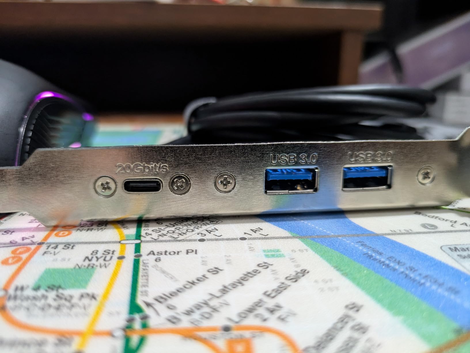 GRAUGEAR 20Gbps USB3.2 Gen2x2 USB-C Front Panel Adapter, Motherboard Header Extension Cable, USB-C and USB to USB3.2 Type-E Key-A 20-Pin and 19-Pin USB3.0 Connectors with PCIe Bracket[G-AD-ETC2A-20G] customer photo 2