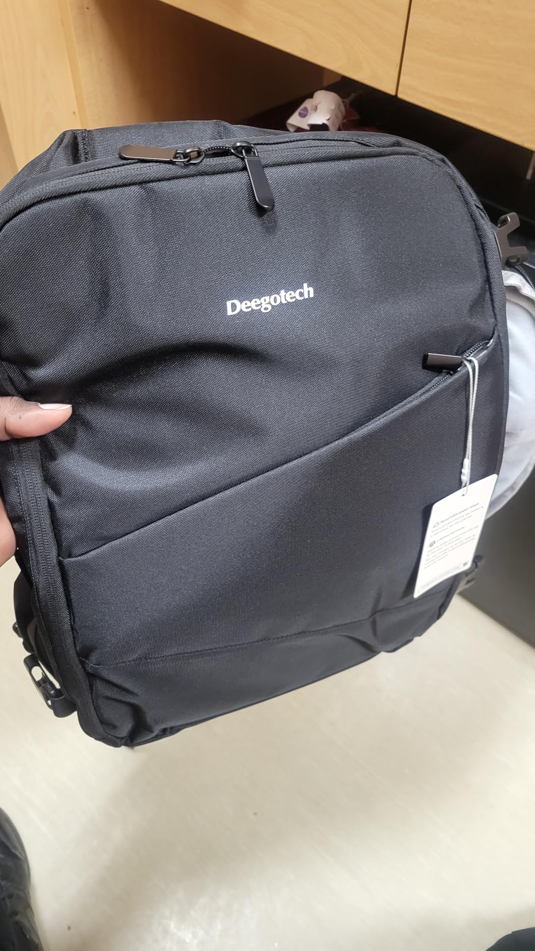 Deegotech Carrying Case Compatible with PS5/PS5 Pro/PS5 Slim, Protective Travel Bag Backpack Compatible with Playstation 5 Console, Disc, Accessories and 15.6