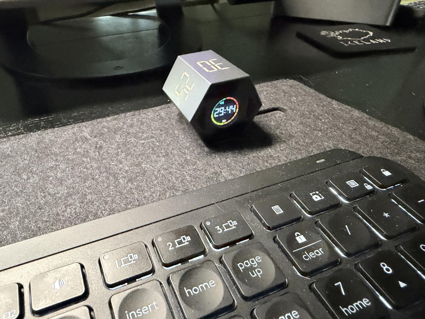 Pomodoro Timer Cube, Hexagon Productivity Timer, Pause & Resume, Silent, Vibrate & Adjustable Sound Alert, for ADHD, Task, Work, Study, 5/15/25/30/45/60min & Custom Countdown customer photo 1