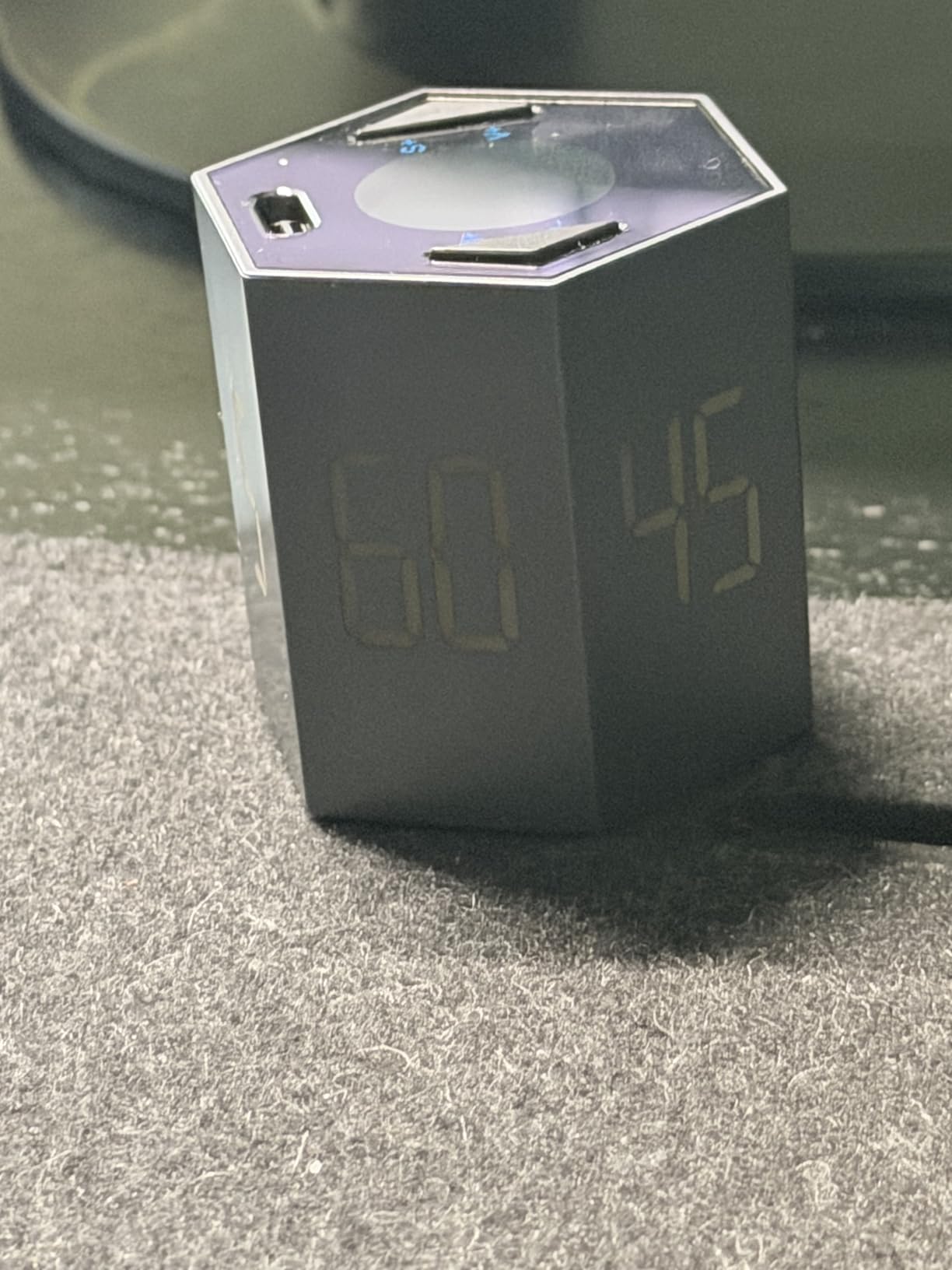 Pomodoro Timer Cube, Hexagon Productivity Timer, Pause & Resume, Silent, Vibrate & Adjustable Sound Alert, for ADHD, Task, Work, Study, 5/15/25/30/45/60min & Custom Countdown customer photo 2