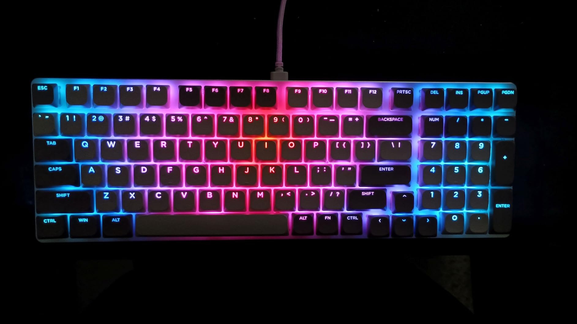 Glorious Gaming - GMMK 3 Barebones Custom Gaming Keyboard Kit with Knob, 100% Mechanical Keyboard Full Size, Modular Gasket System, Hotswappable MX, Sound Dampening Foam, Aluminum Switch Plate (Black) customer photo 2
