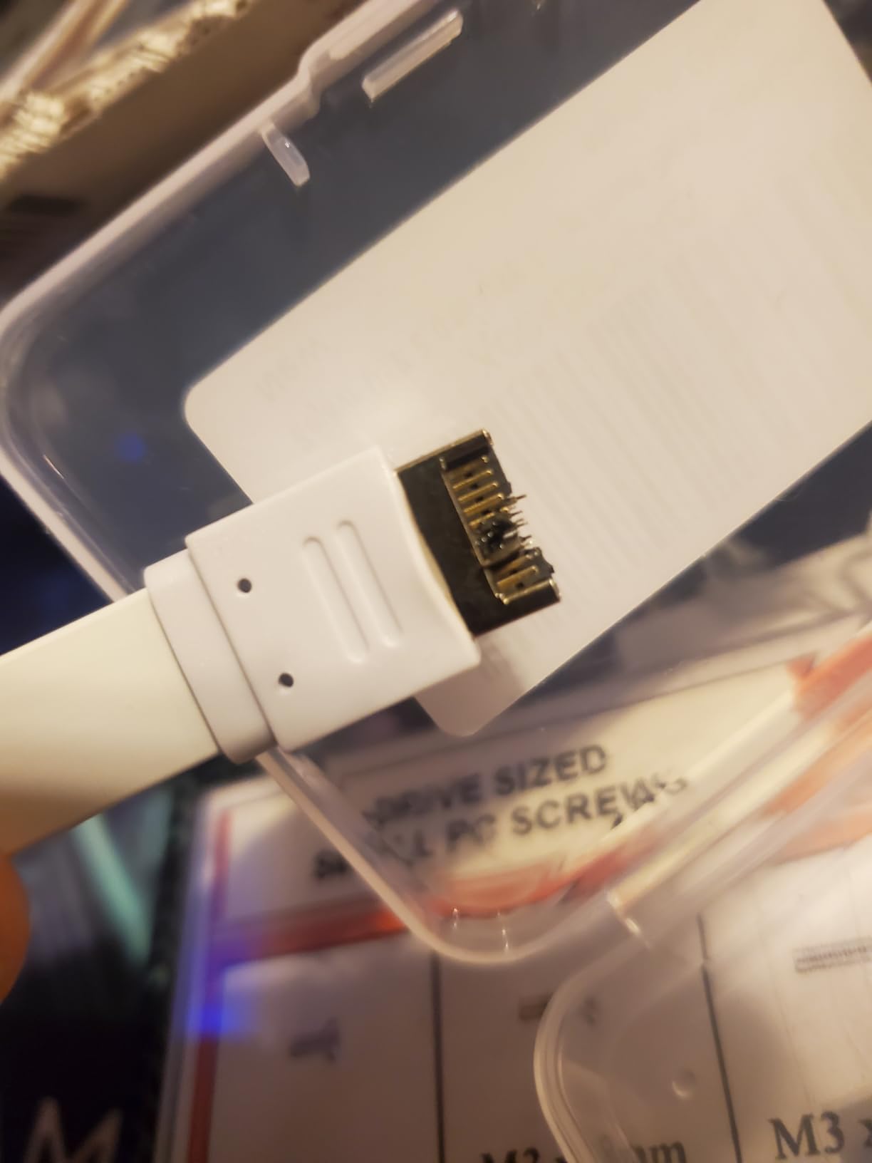 USB 2.0 to USB 3.2 Gen 1 Header Adapter Front Panel Connector Motherboard 9Pin to Type-E/USB C customer photo 2
