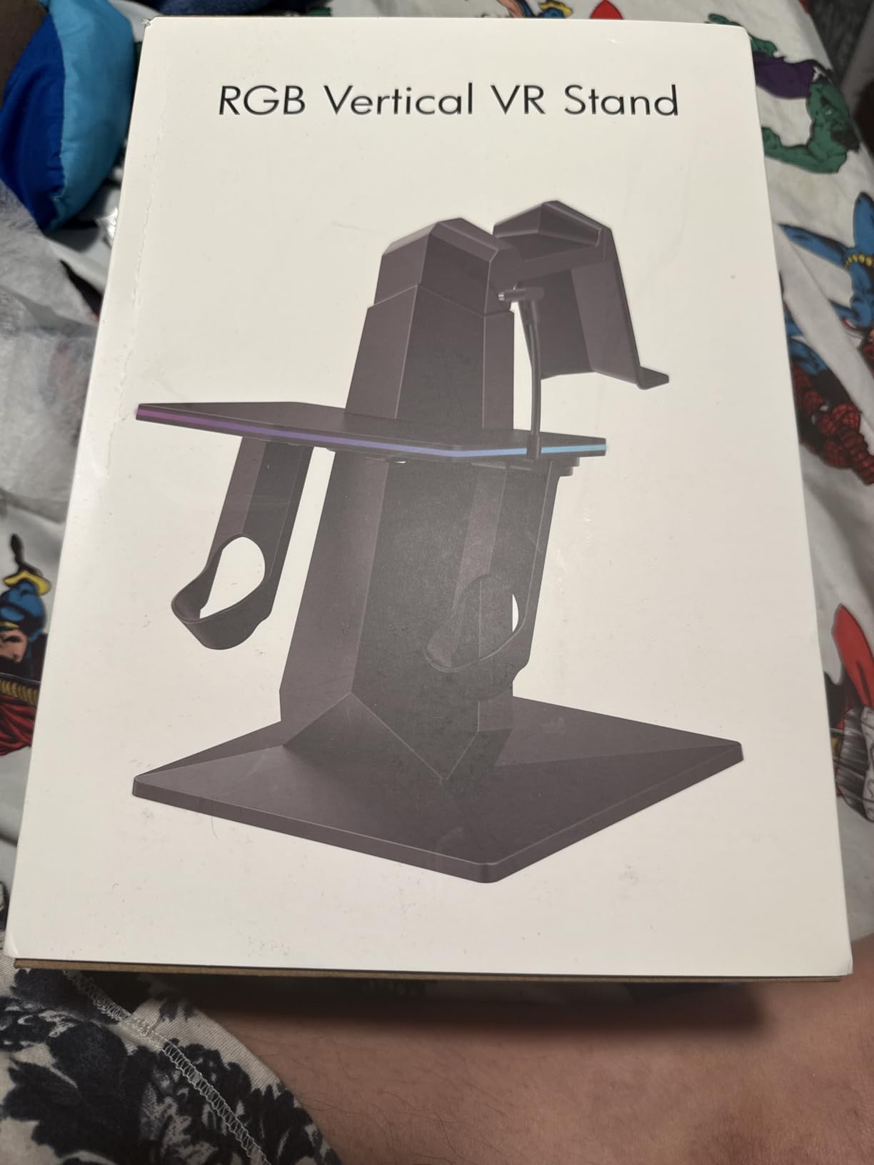 Bioherm Charging Dock Compatible with Meta Quest 2/Quest 3/Quest 3S/Quest Pro, RGB Charging Vertical Stand with Brightness Adjustment and 14 Light Effects customer photo 2
