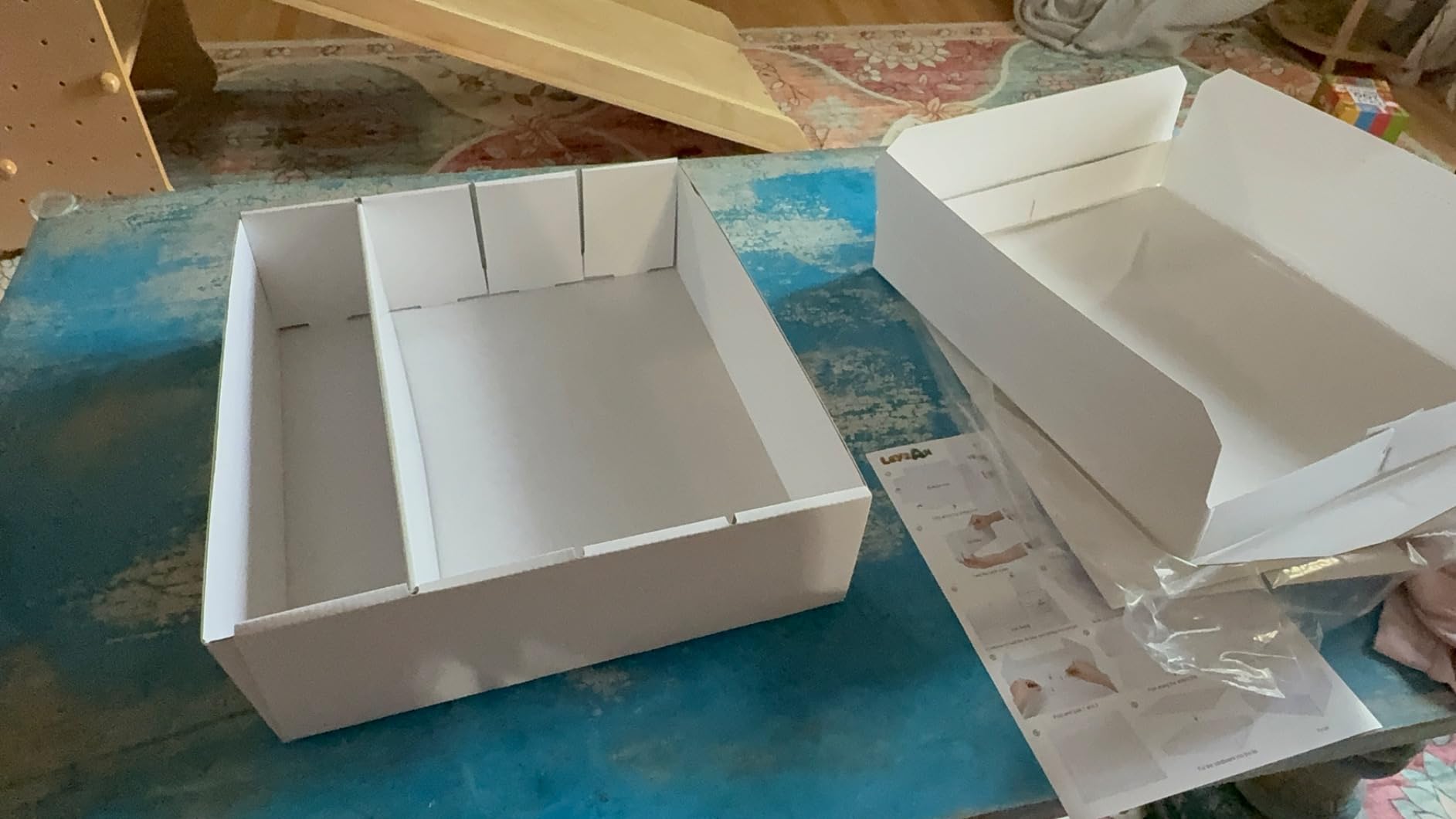 Trading Card Storage Box, 3200 Count Cardboard Storage Box with Divider for Sports, Tcg, Mtg Card(1 Pack) customer photo 2