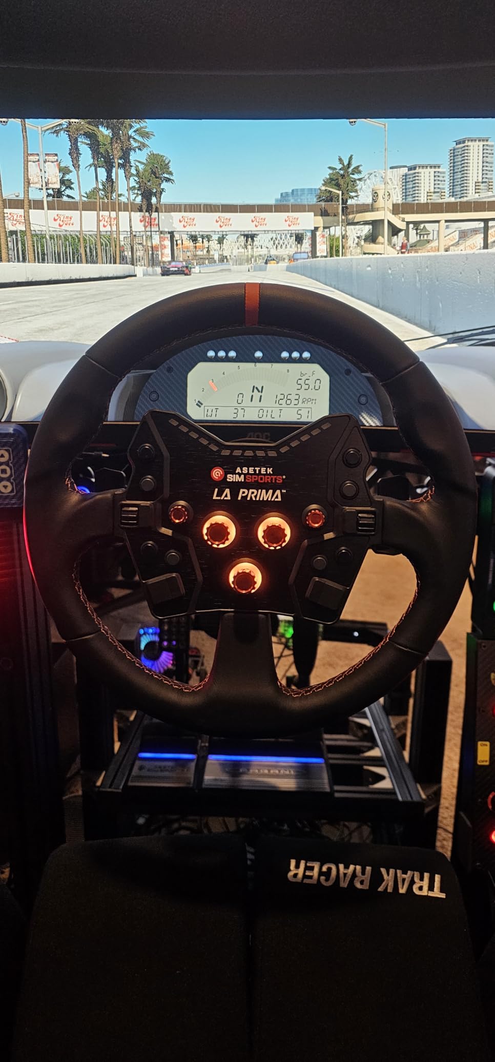 ASETEK La Prima Formula Gaming Steering Wheel | Premium Steering Wheel Gaming for PC | High Precision & Customizable Controls customer photo 1