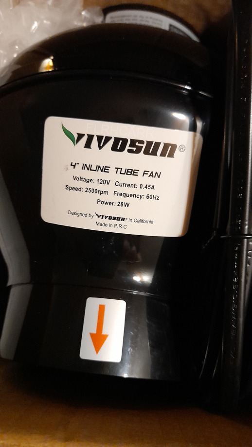 VIVOSUN M4 4-Inch Inline Duct Fan, 195 CFM Ventilation Fan with EC Motor, Adjustable Speed, Energy-efficient Vent Blower for HVAC, Grow Tent, Hydroponics customer photo 1