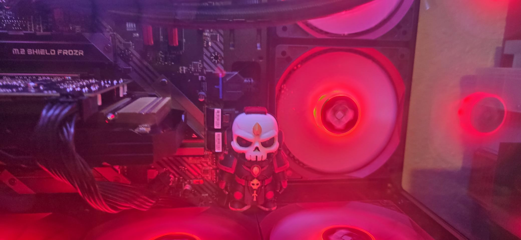 F1 PC Case - Pre-Installed 6 PWM ARGB Fan, ATX Mid-Tower Gaming PC Case, Type-C,360mm Radiator Support, FOIFKIN (White, F1) customer photo 1