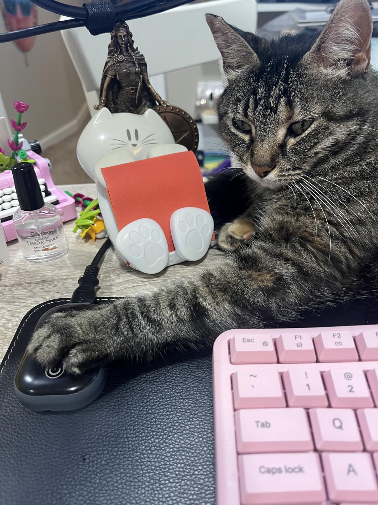 Heated Mouse Pad, Warm Desk Pad,Heated Large Desk Mat with 3 Levels Heating,Gaming Mouse Pad Foot Warmer Pad for Home Office(Upgrade Version,Black,31.5